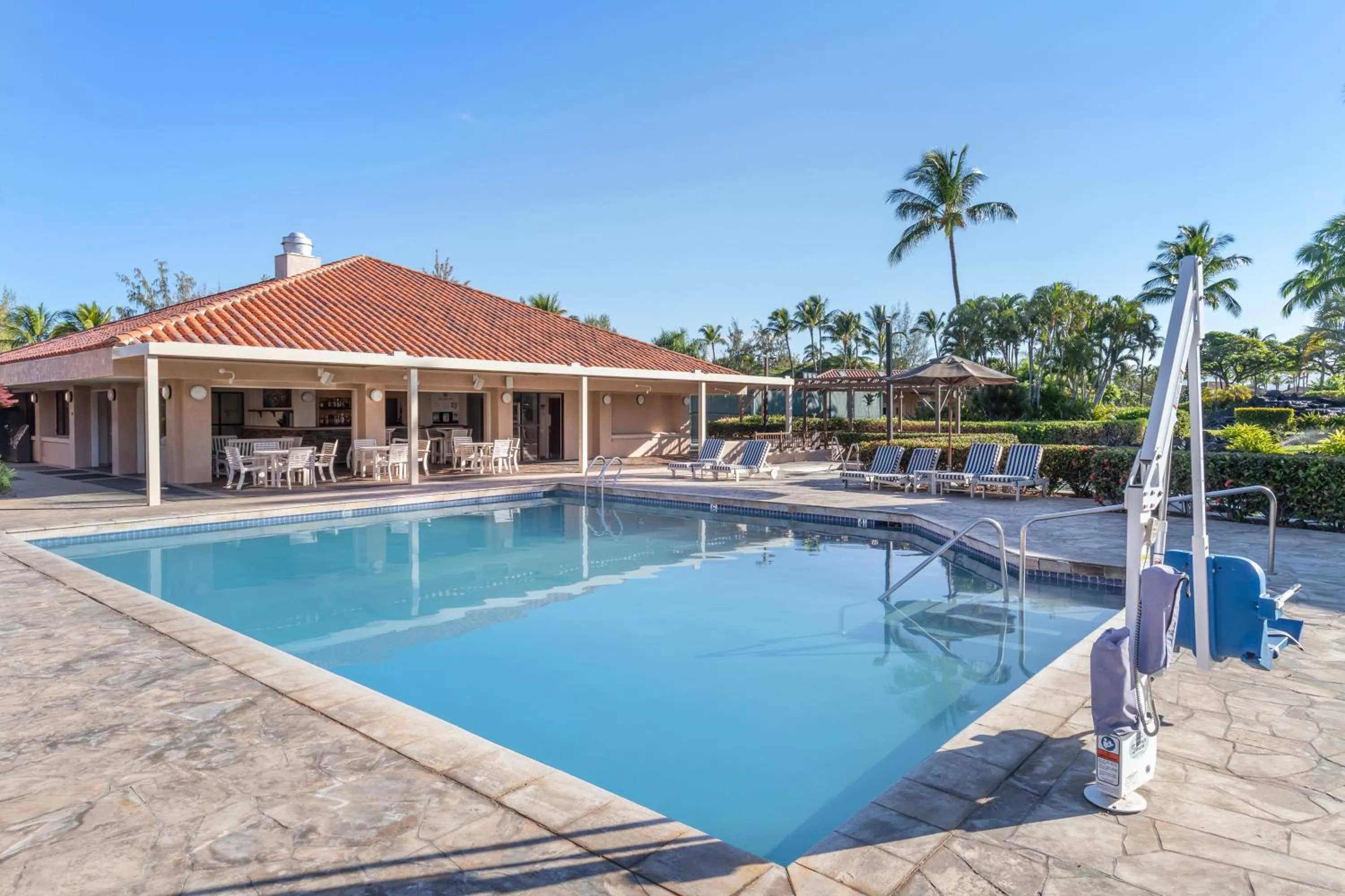 Swimming pool in Hilton Grand Vacations Club Kohala Suites Waikoloa