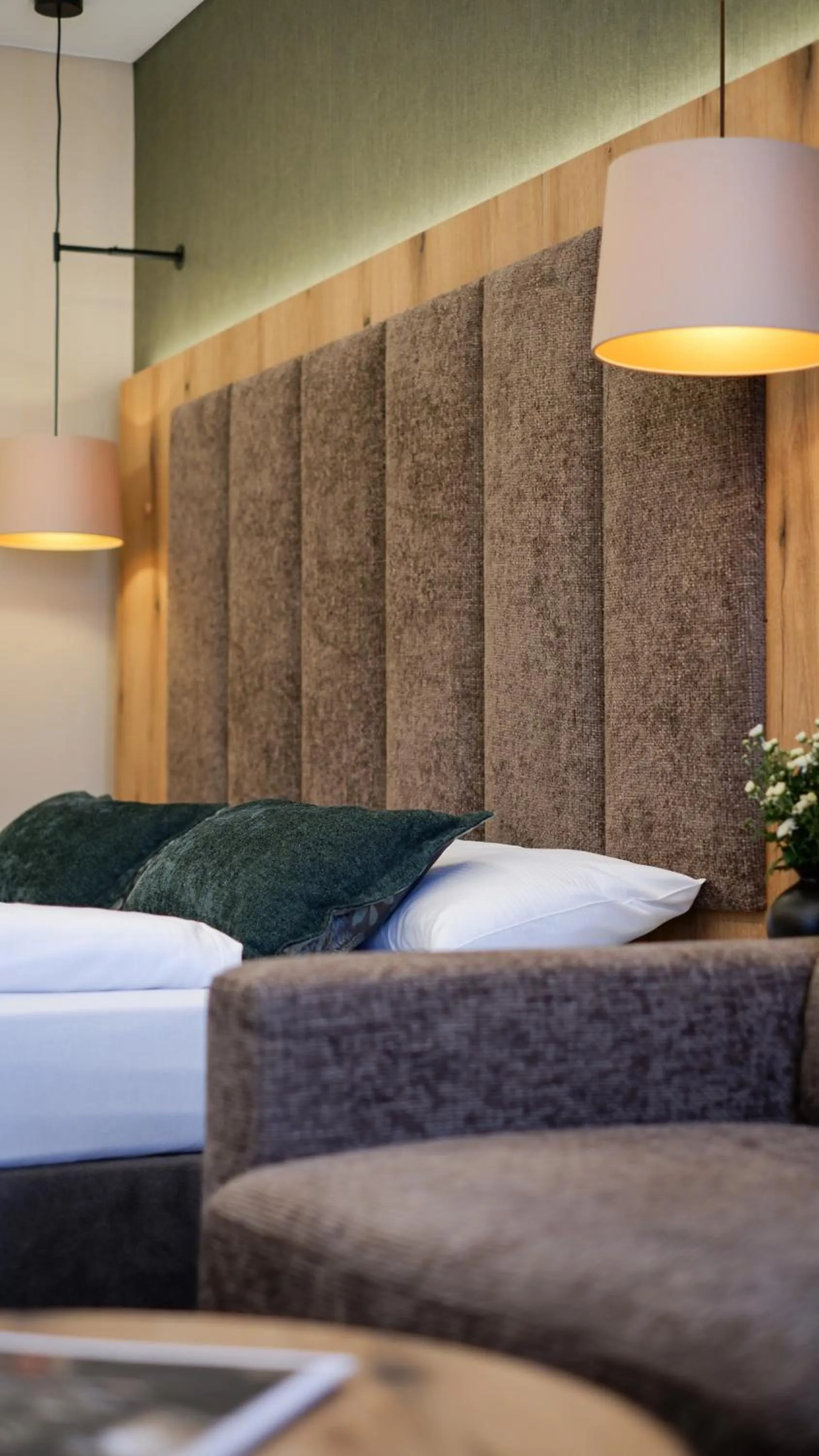 Bed in Hotel Restaurant Erber