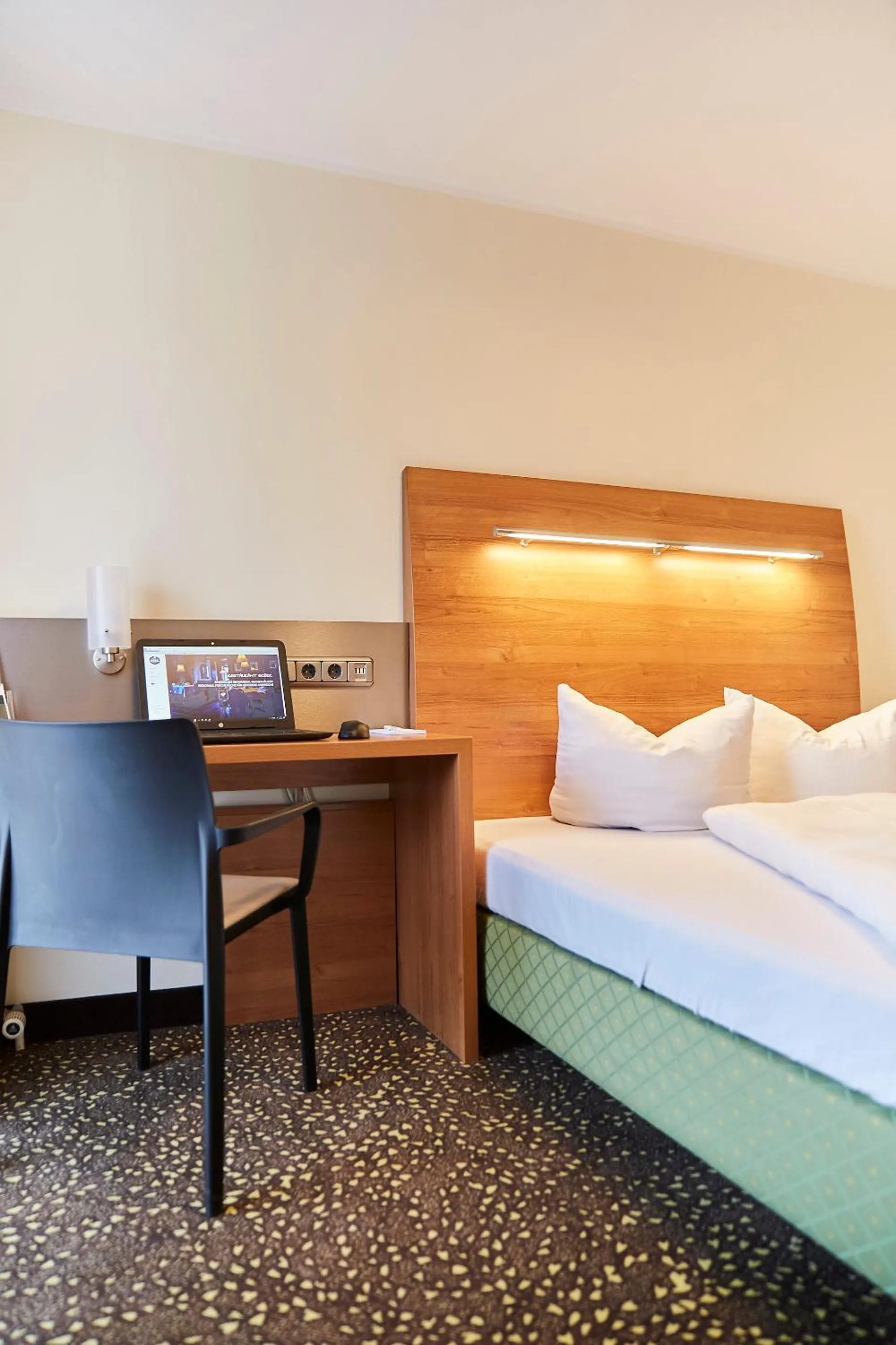 Bed in Hotel Restaurant Erber