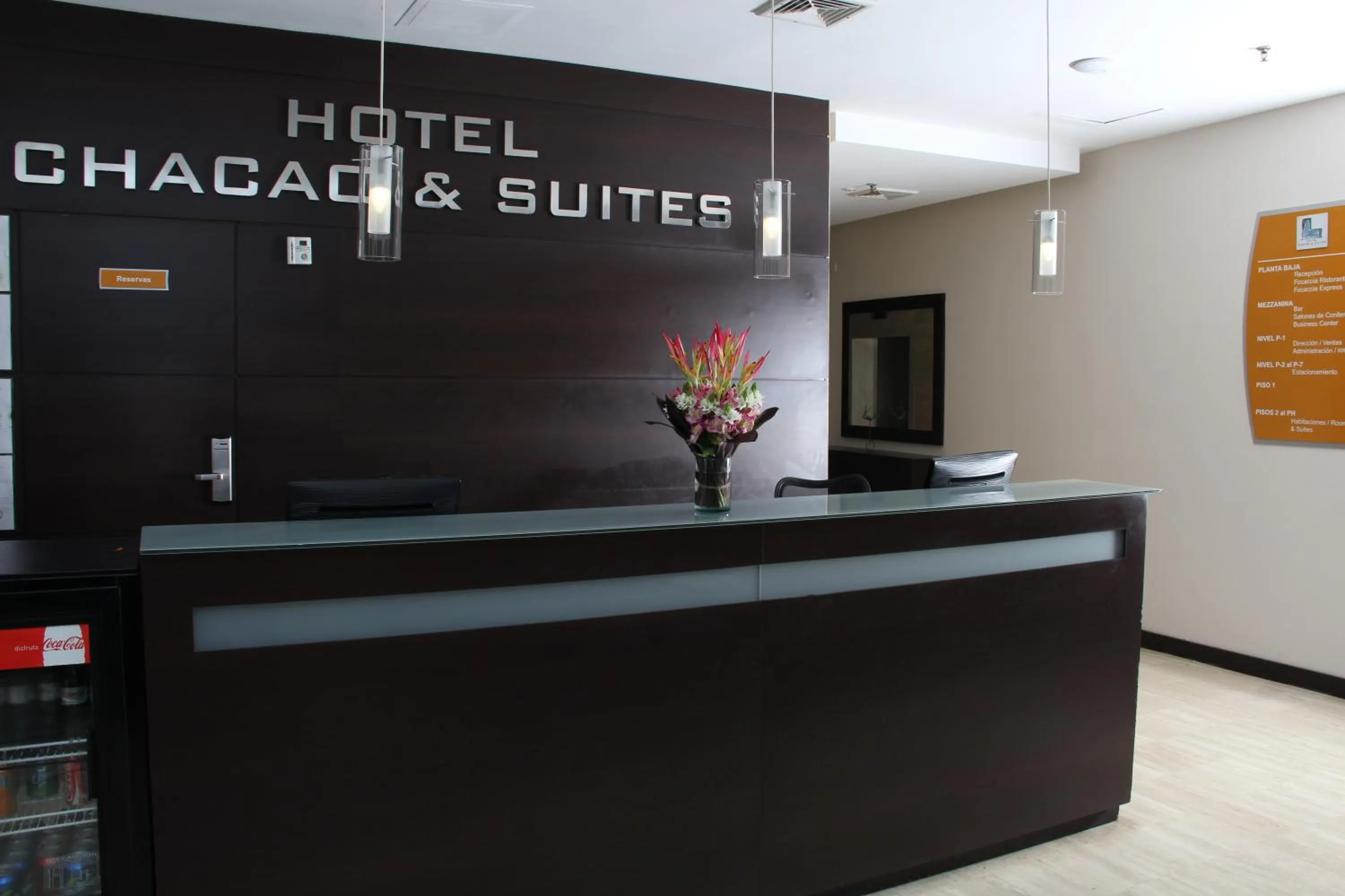 Lobby or reception in HOTEL CHACAO SUITES