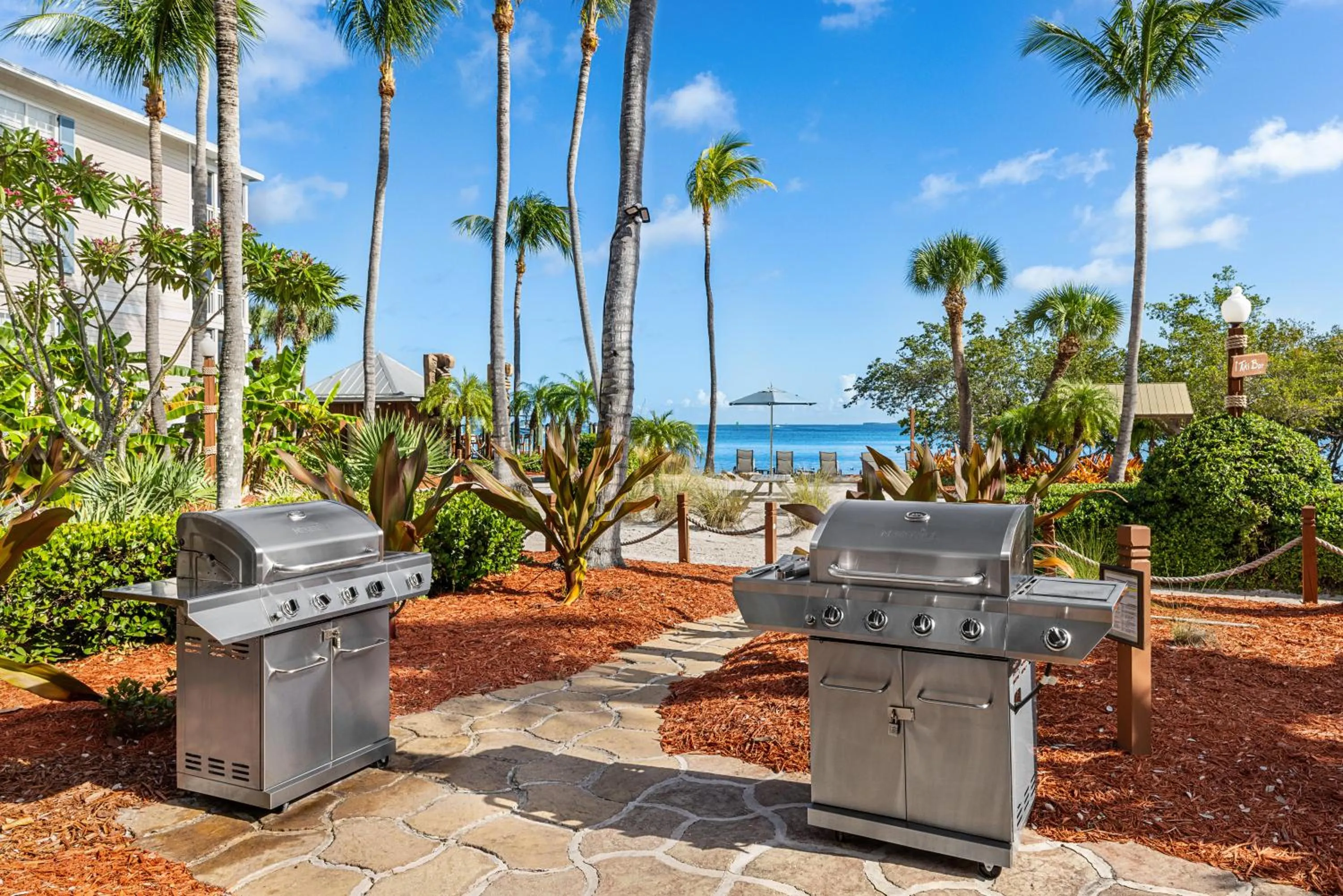 BBQ facilities in Hyatt Vacation Club at Beach House