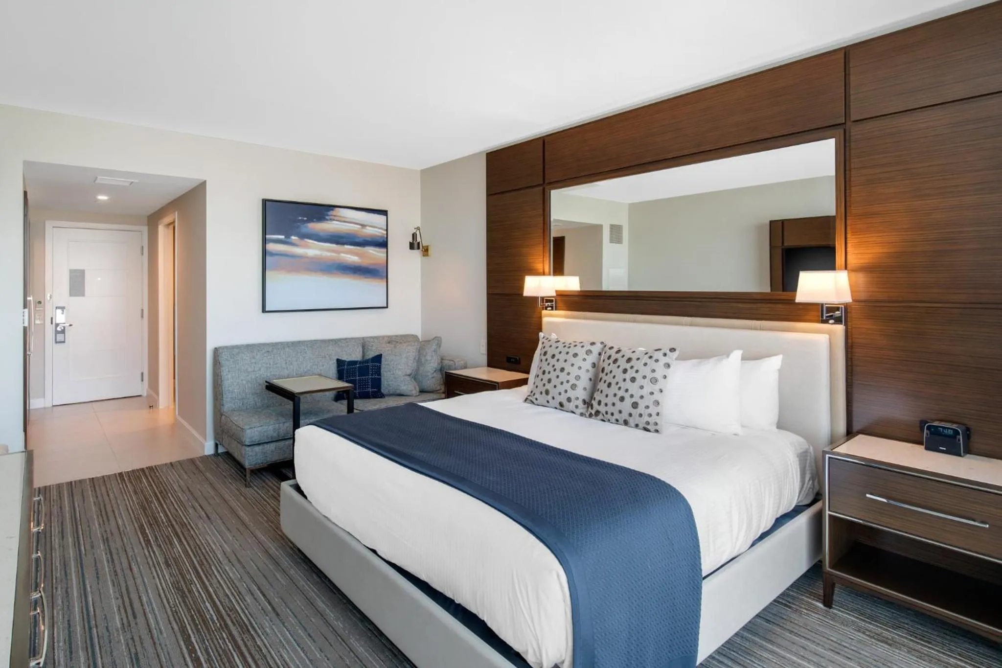 Photo of the whole room, Bed in Omni Frisco at The Star
