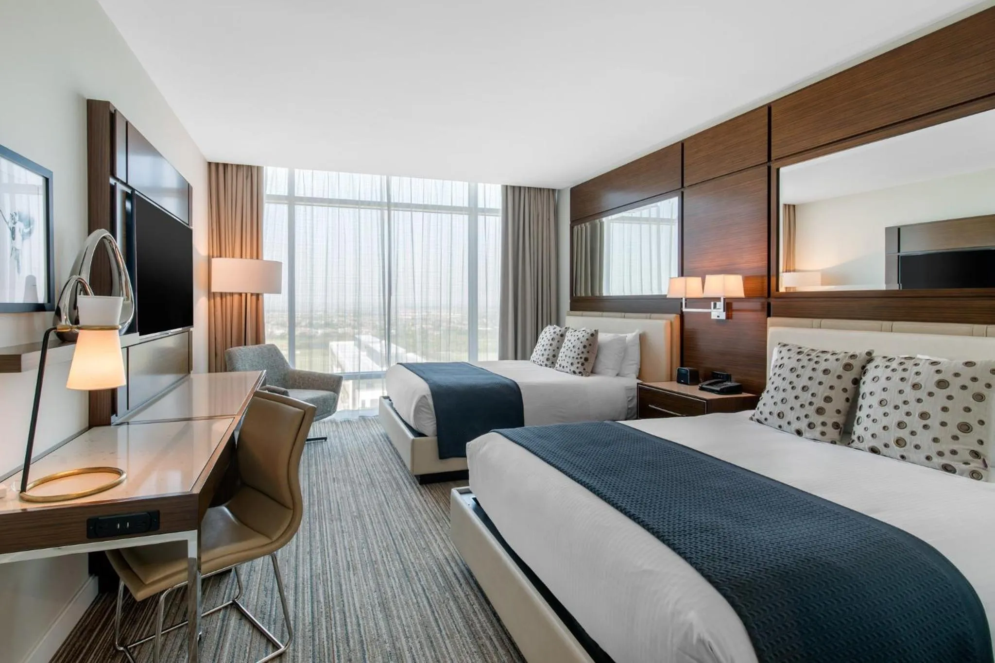 Photo of the whole room, Bed in Omni Frisco at The Star