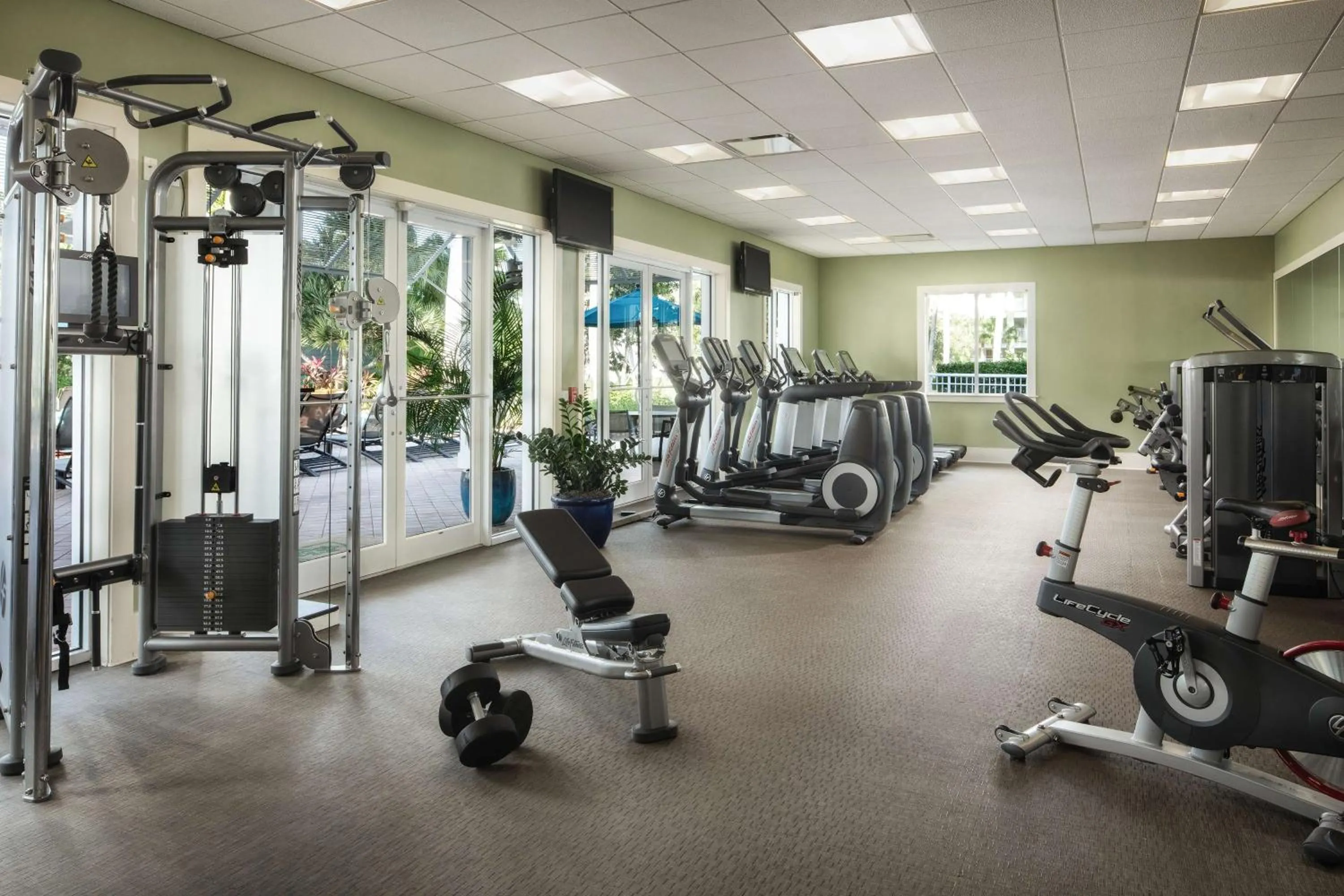 Fitness centre/facilities in Hyatt Vacation Club at Coconut Cove