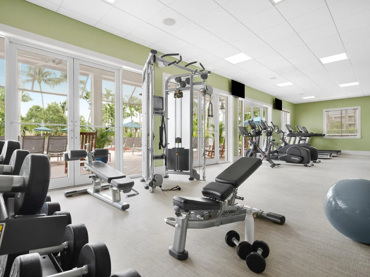Fitness centre/facilities in Hyatt Vacation Club at Coconut Cove