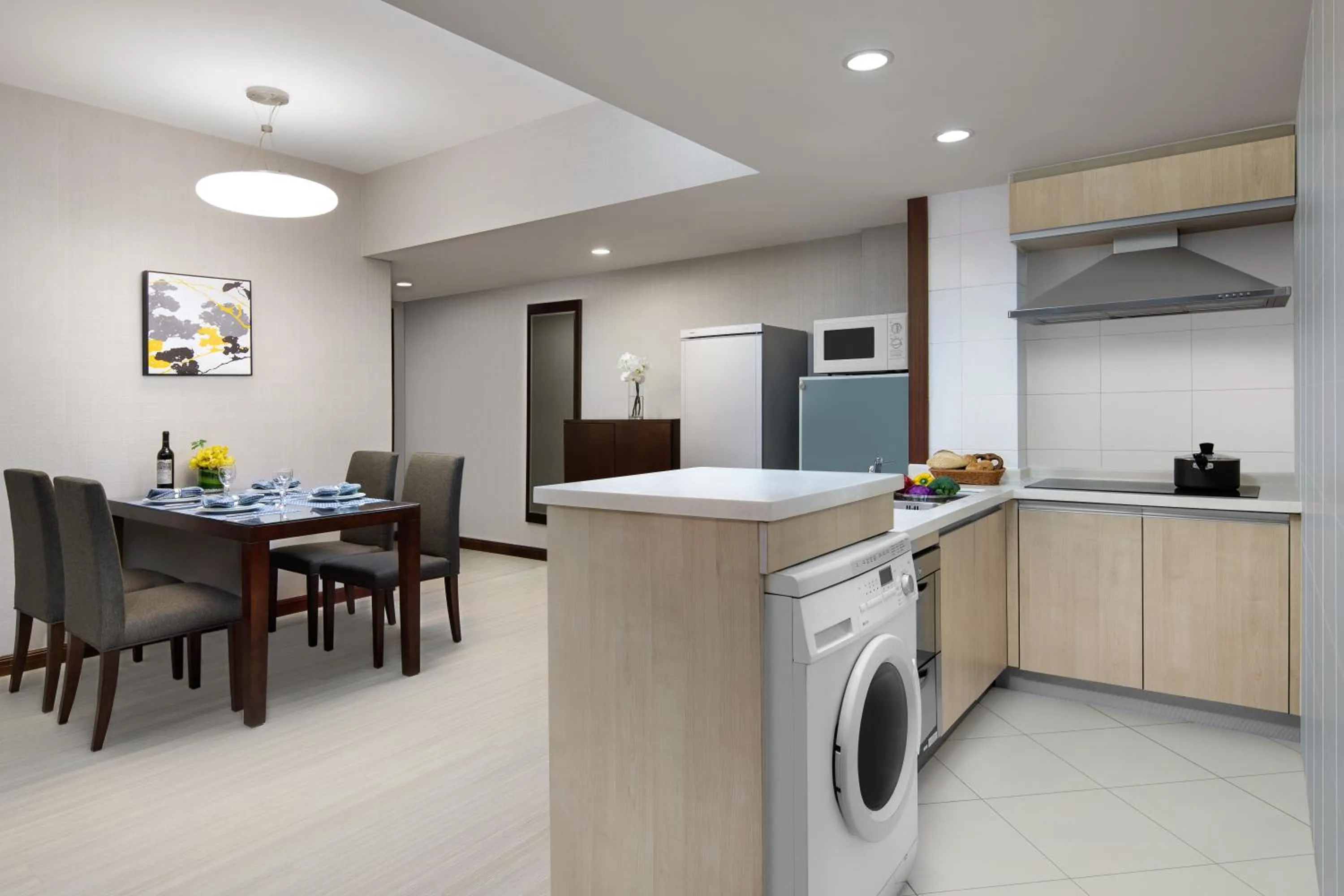 Communal kitchen in Springdale Serviced Residence Guangzhou