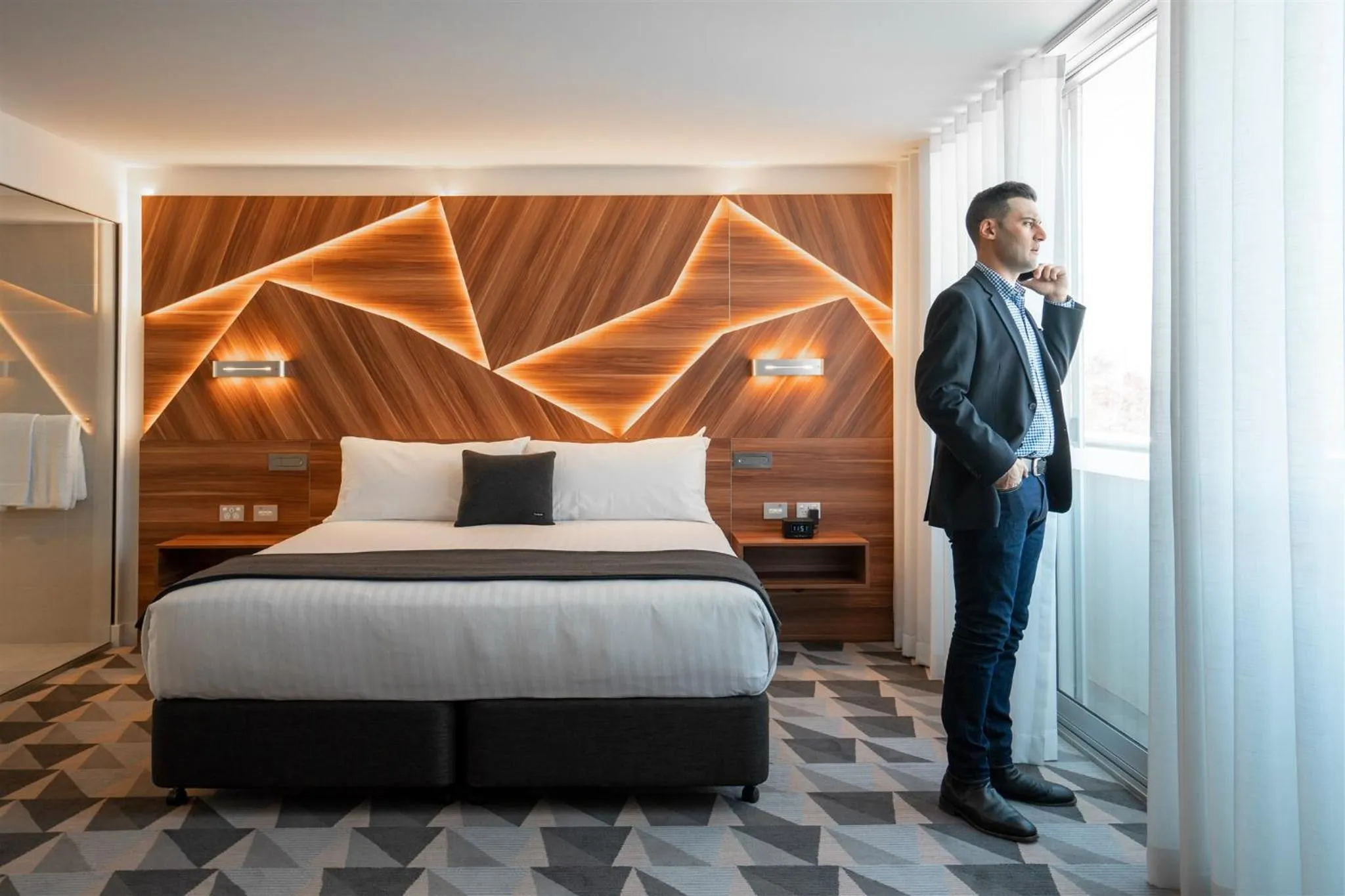 Bedroom, Bed in The Gem Hotel