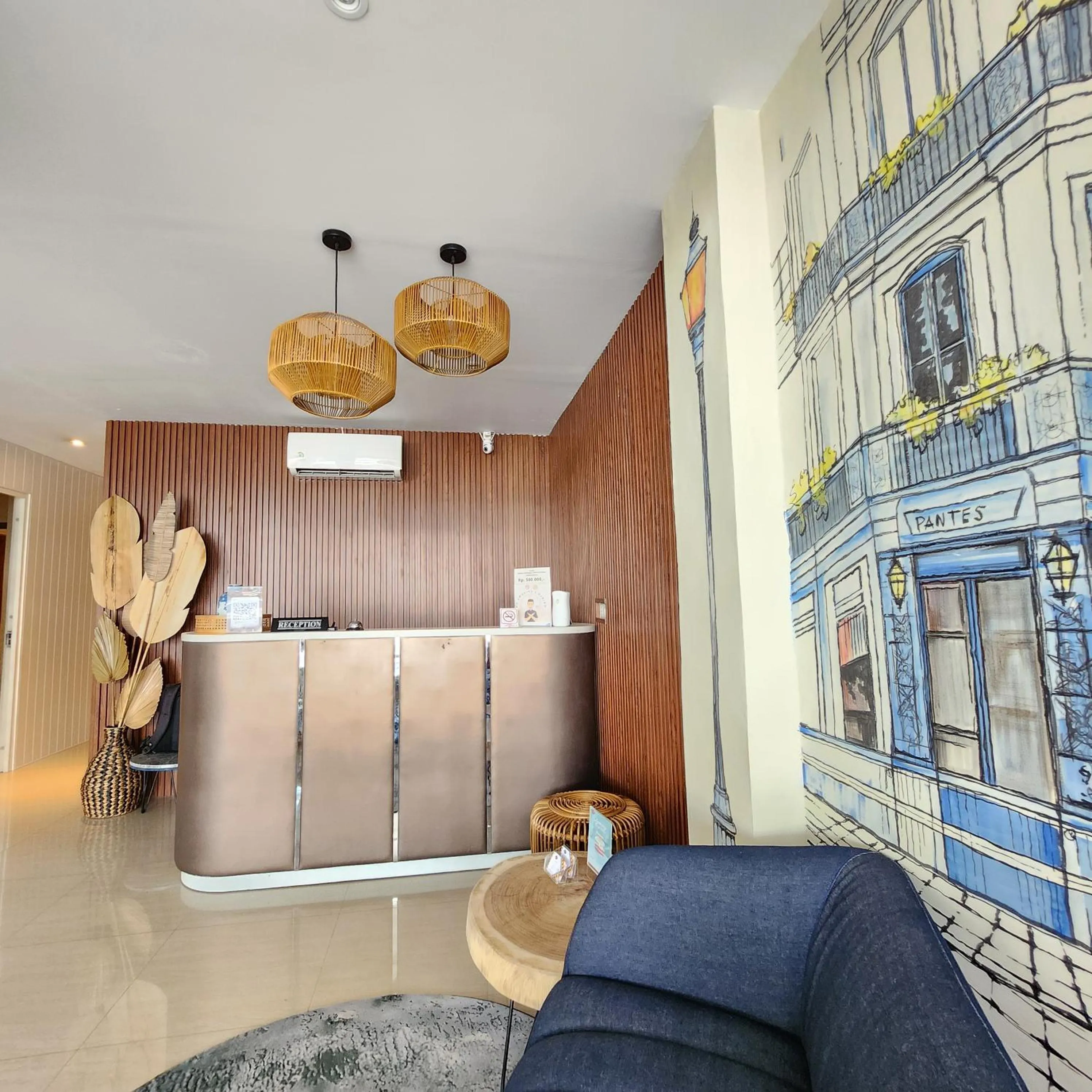 Lobby or reception in Hotel Pantes Kota Lama Semarang