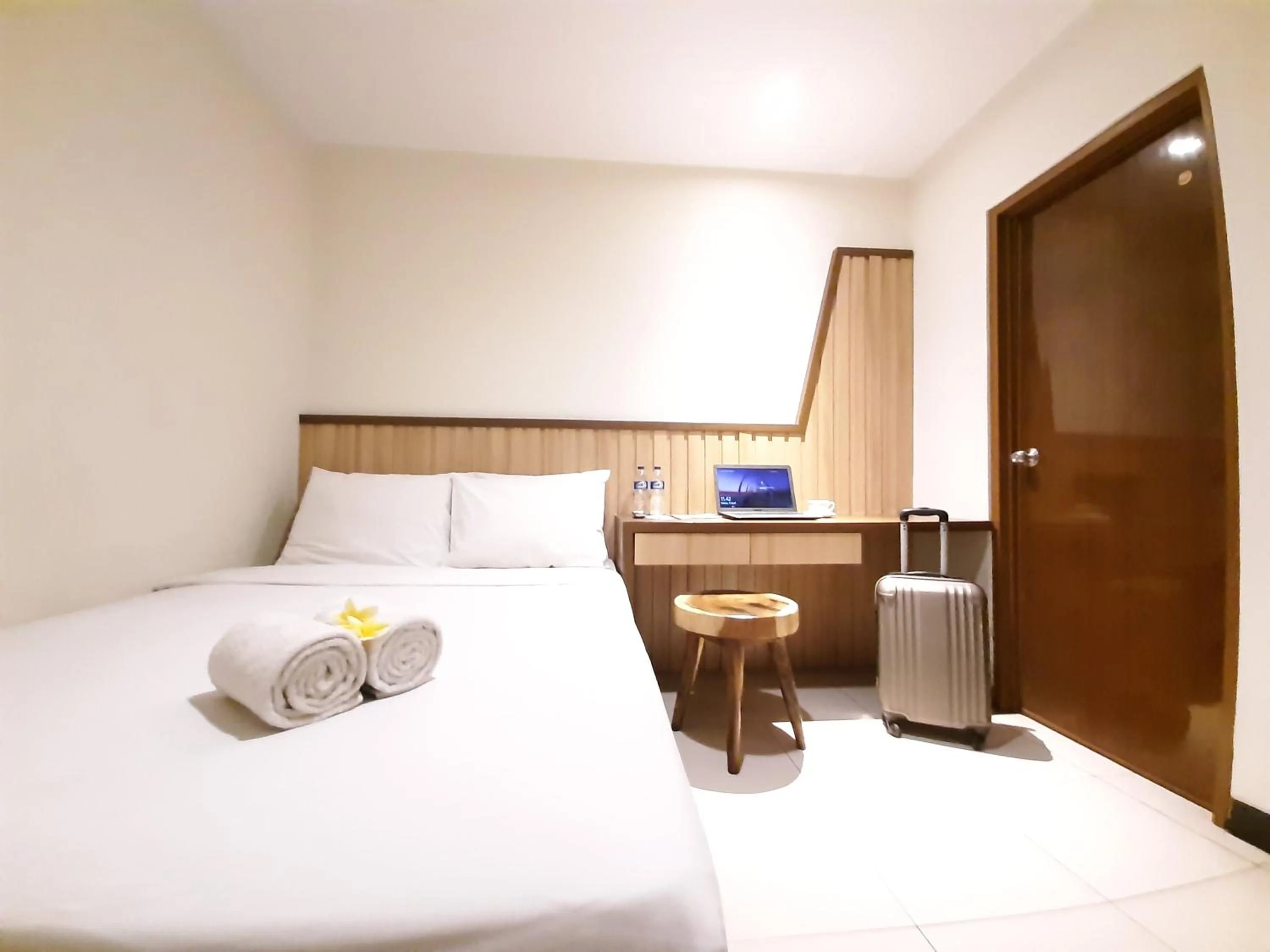 Bed in Hotel Pantes Kota Lama Semarang