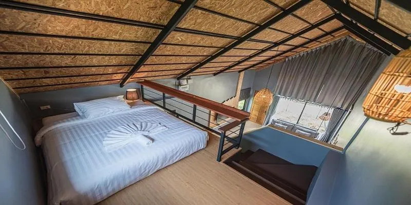 Bed in The Tree Riverside Resort Kaeng Krachan