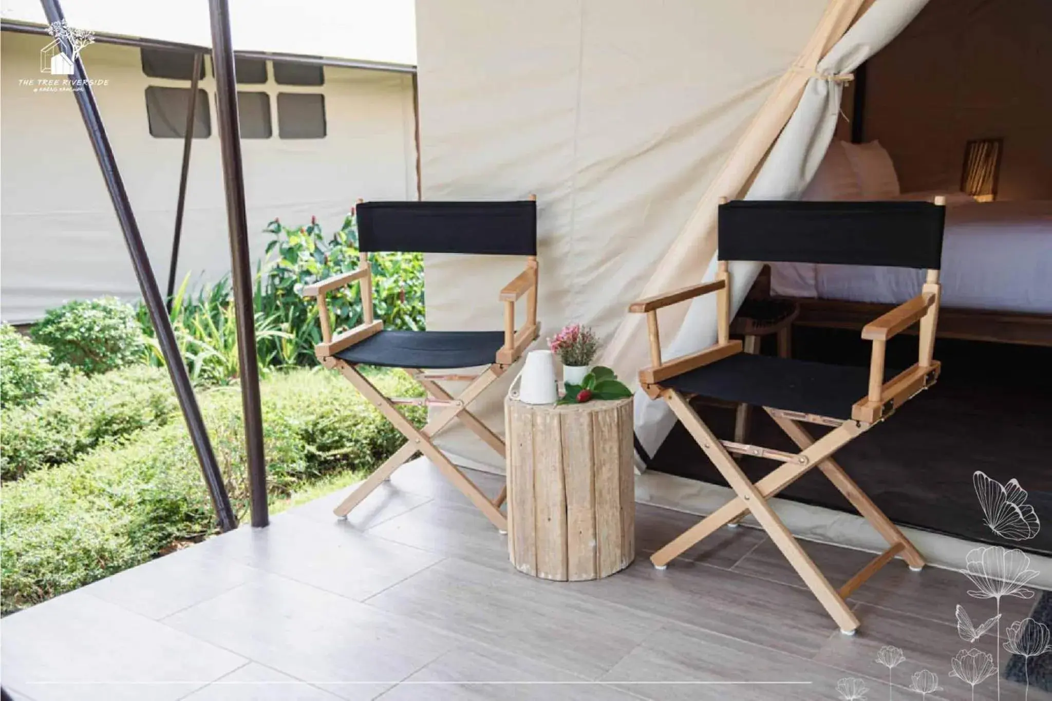 Tent Double Bed (2 Adults + 1 Child) in The Tree Riverside Resort Kaeng Krachan Tent Double Bed (2 Adults + 1 Child) in The Tree Riverside Resort Kaeng Krachan