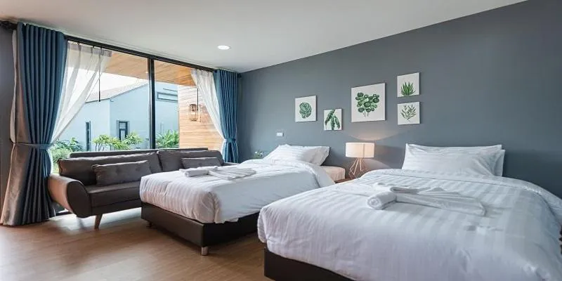 Bed in The Tree Riverside Resort Kaeng Krachan