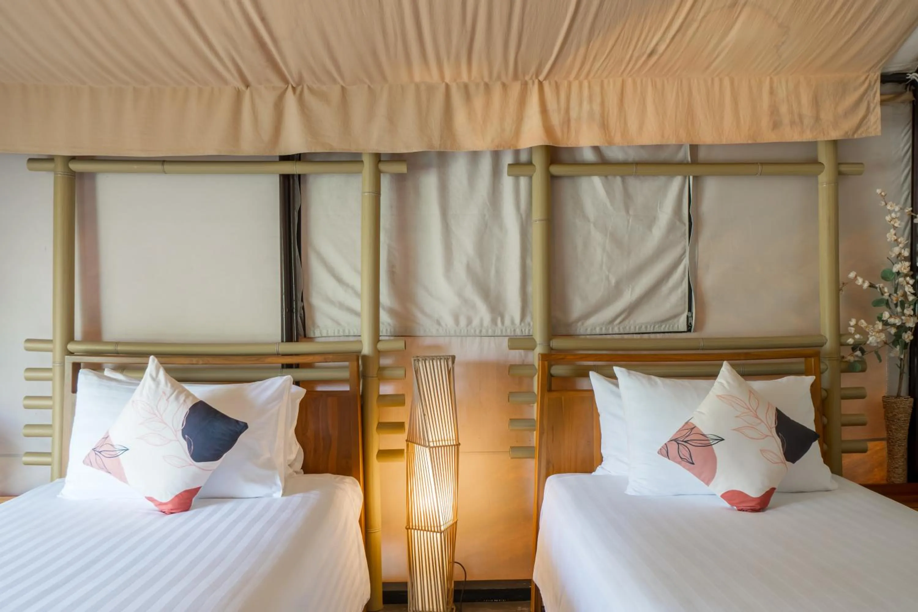 Bed in The Tree Riverside Resort Kaeng Krachan