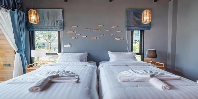 Bed in The Tree Riverside Resort Kaeng Krachan