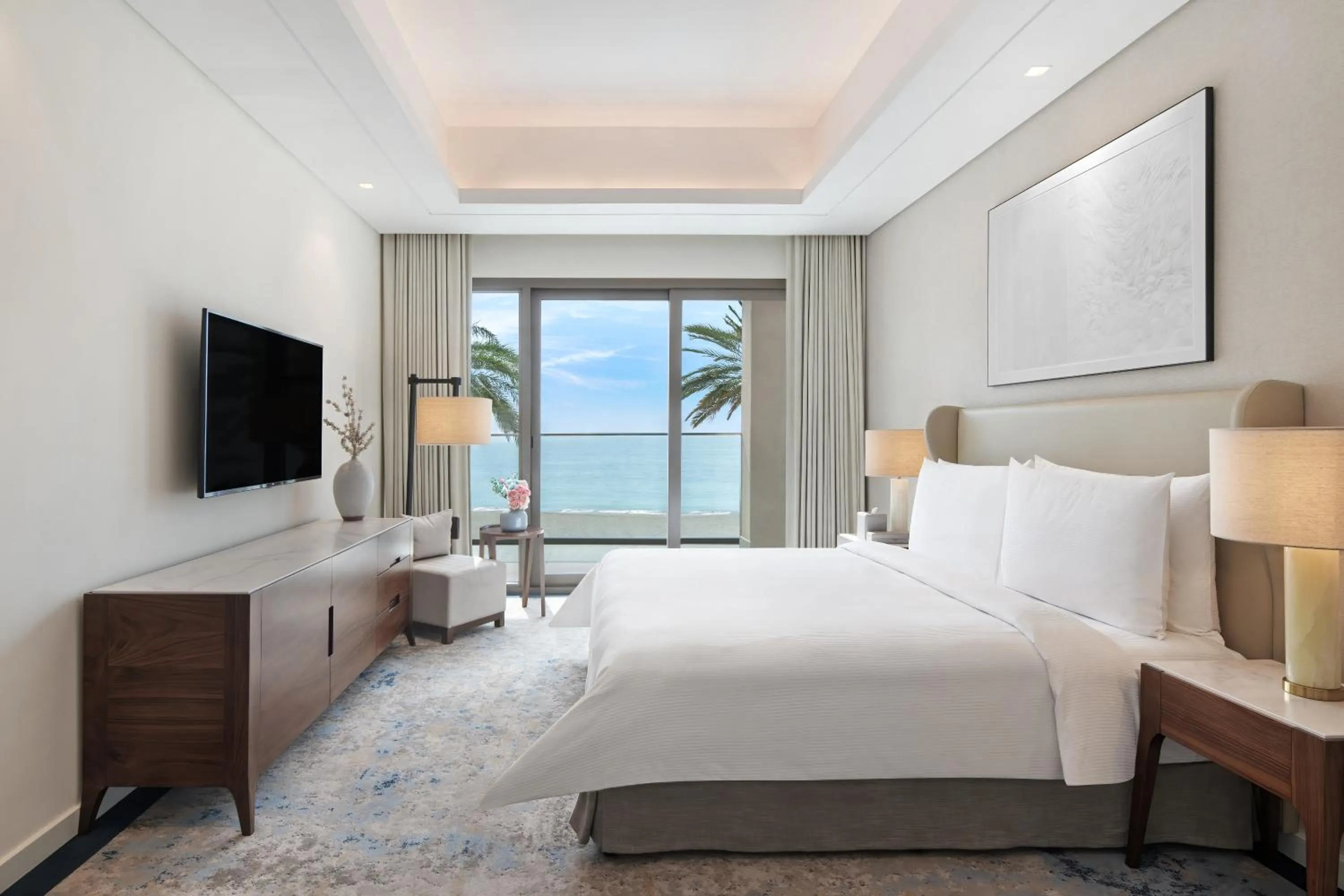 Bedroom, Bed in Address Beach Resort Fujairah