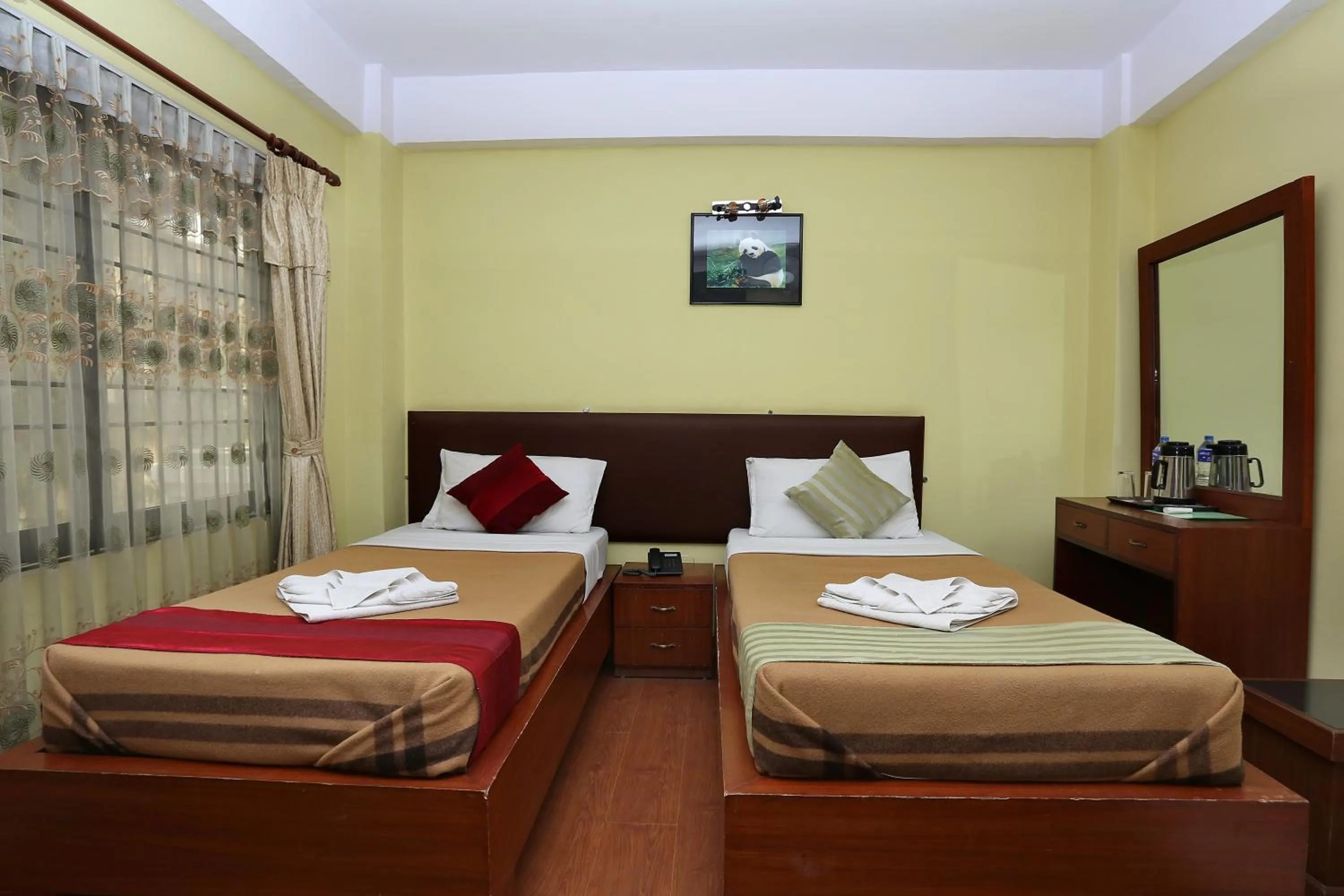 Bed in New Hotel Panda