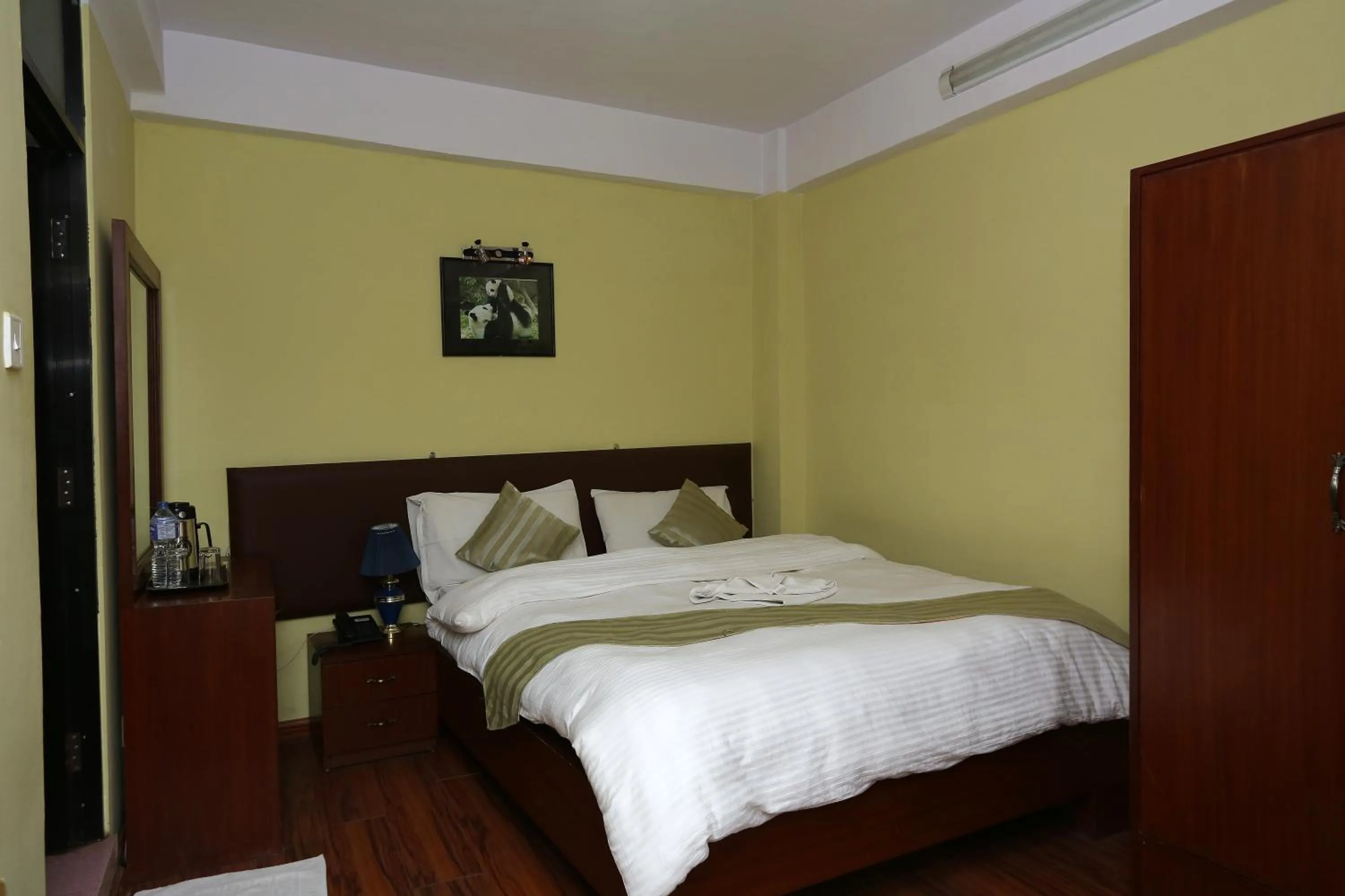 Bed in New Hotel Panda