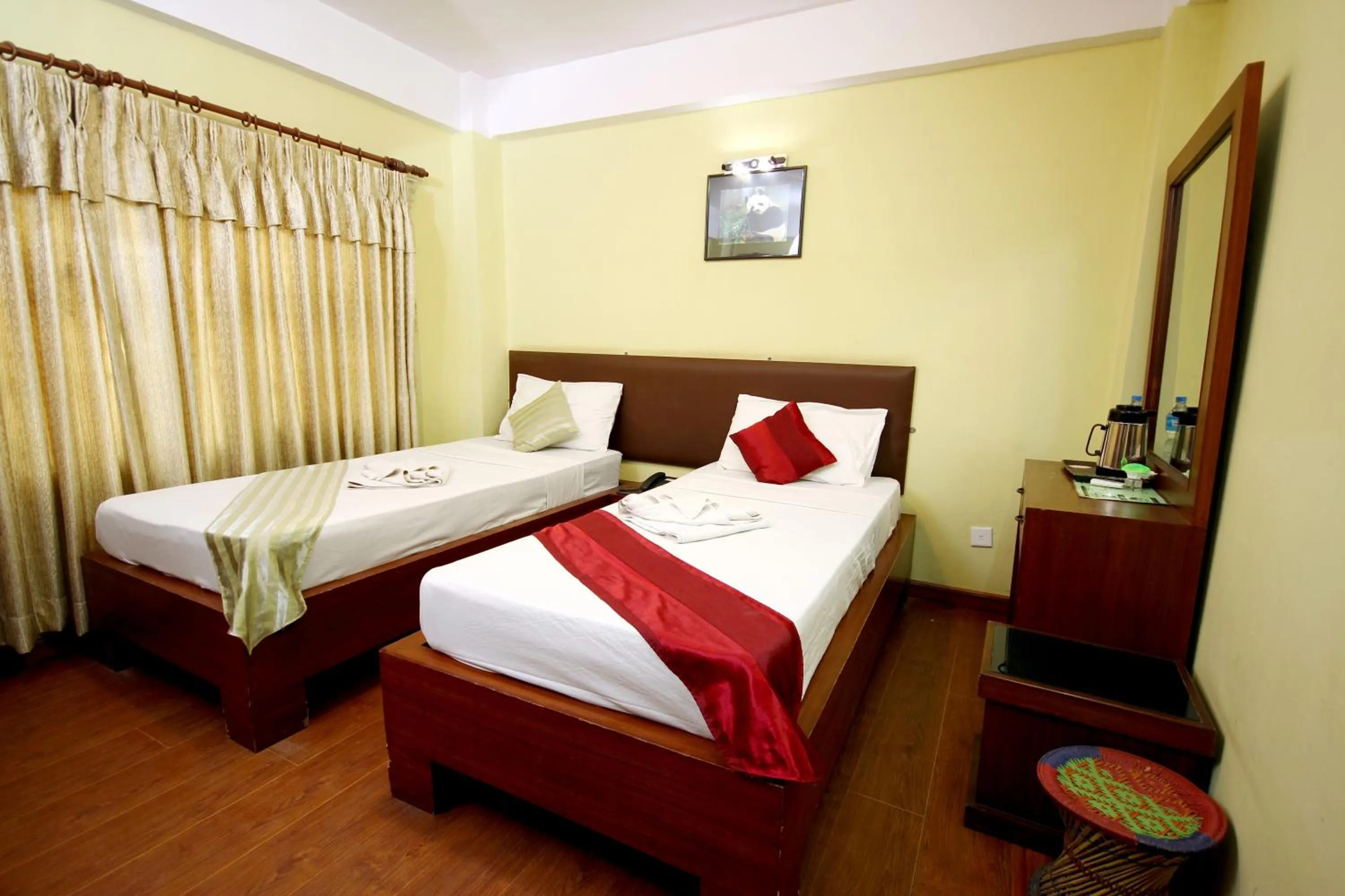 Bed in New Hotel Panda