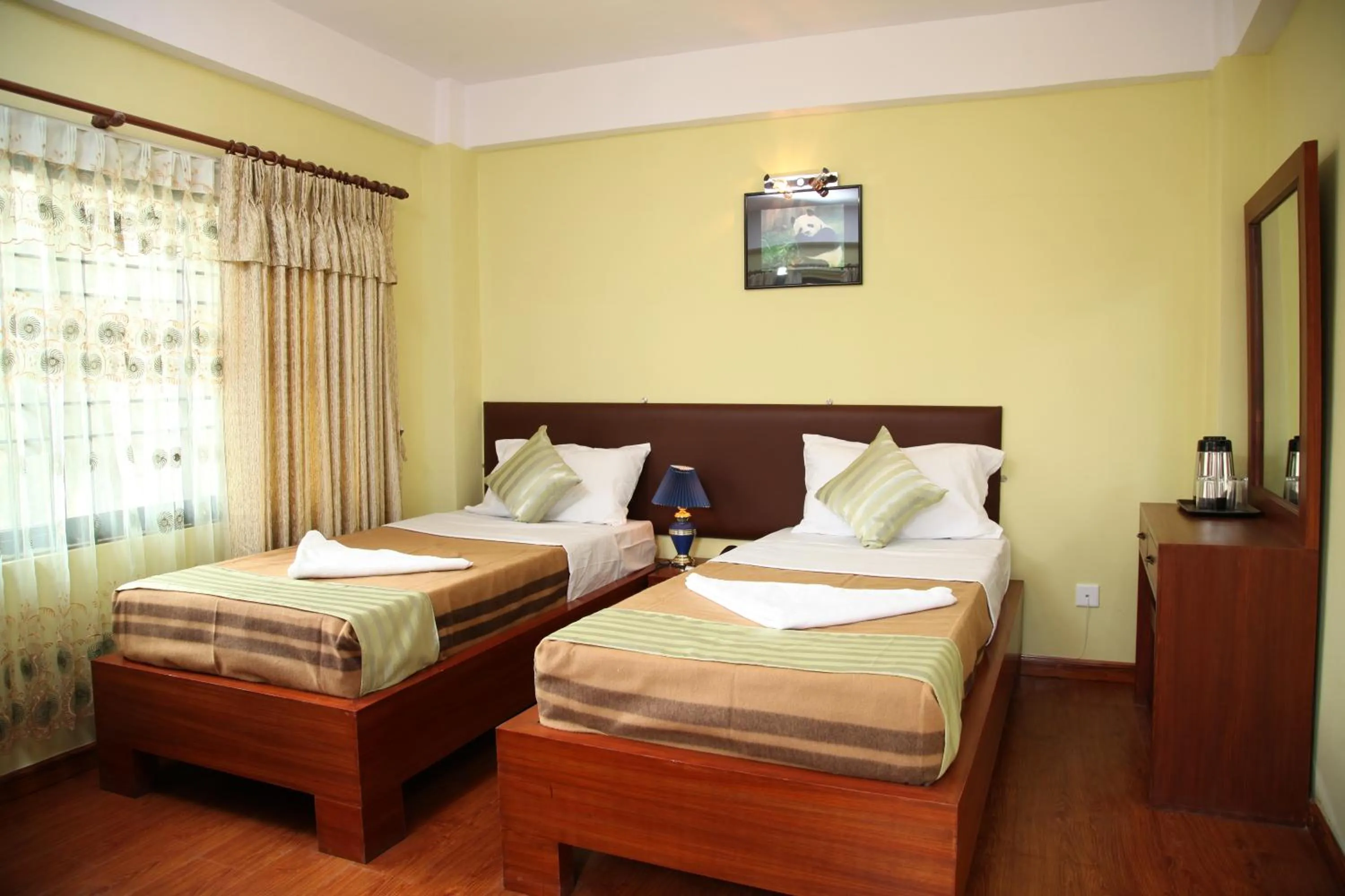 Bed in New Hotel Panda