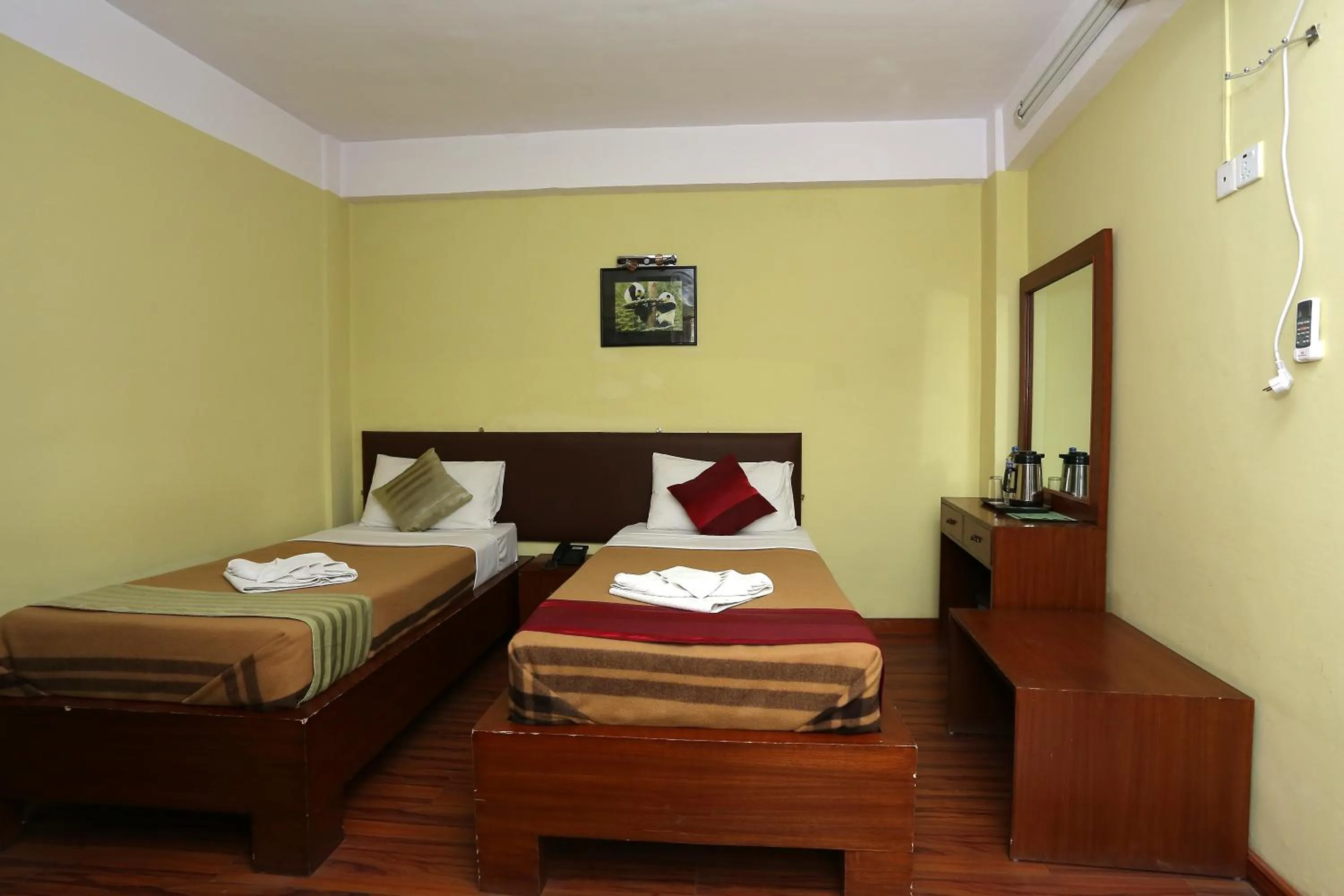 Bed in New Hotel Panda