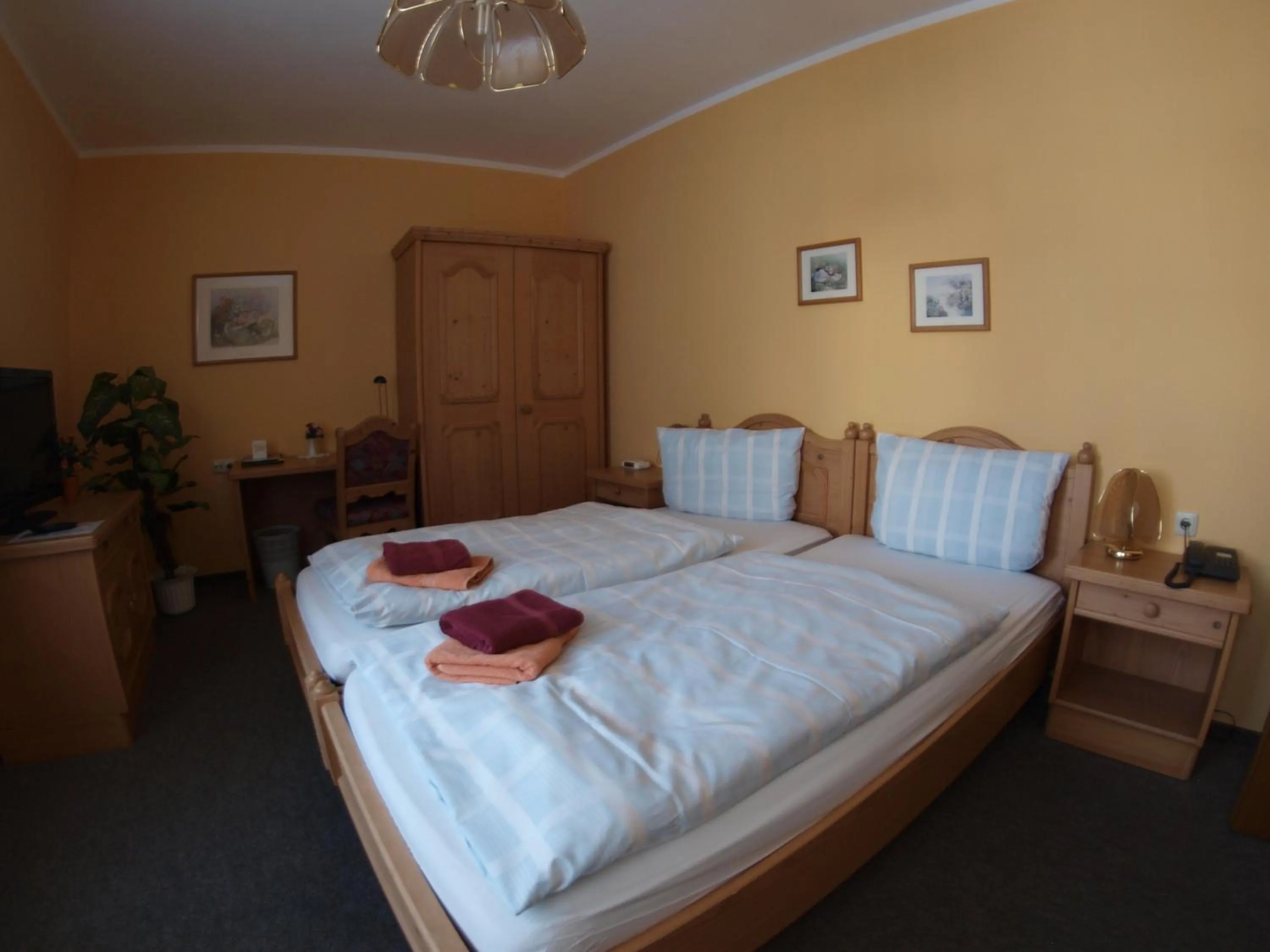 Bed in Gasthof zur Schweiz