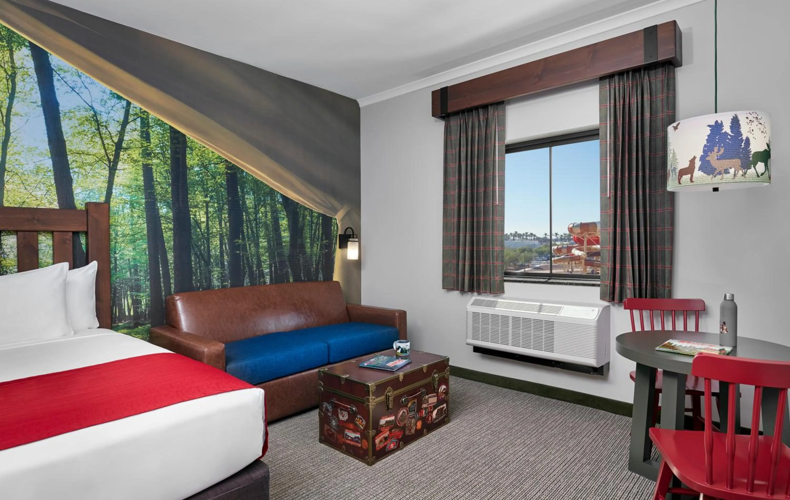 Bed in Great Wolf Lodge Georgia