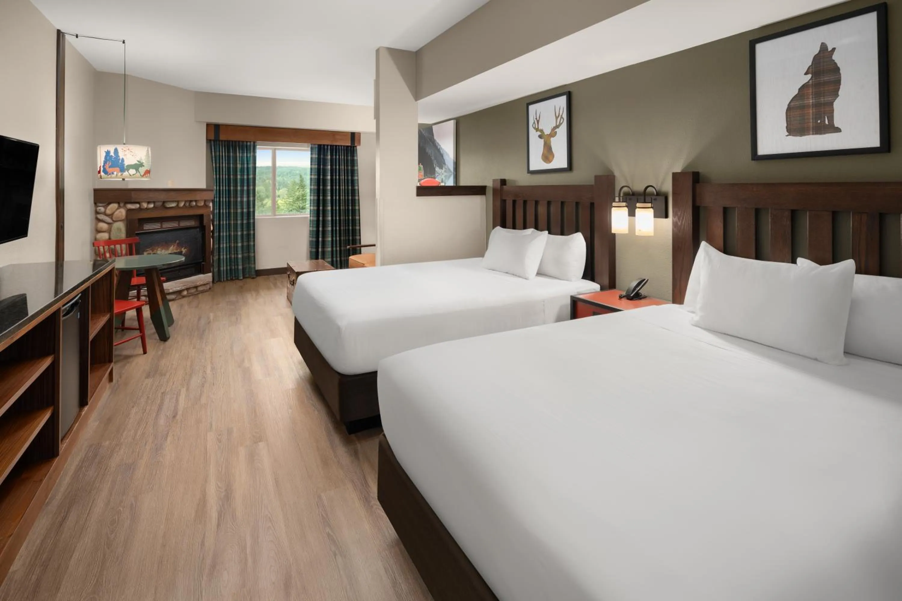 Bed in Great Wolf Lodge Grand Mound