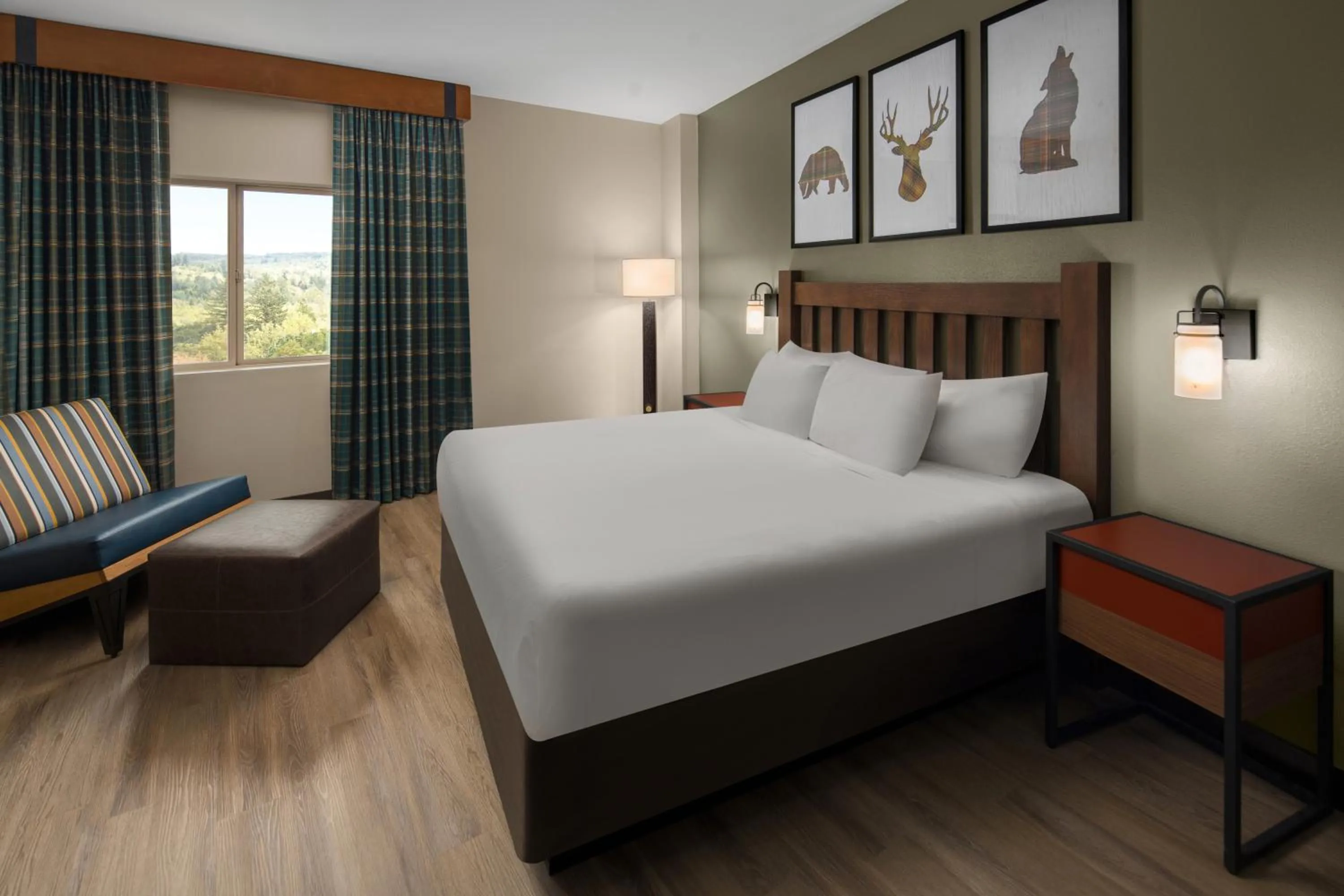 Bed in Great Wolf Lodge Grand Mound