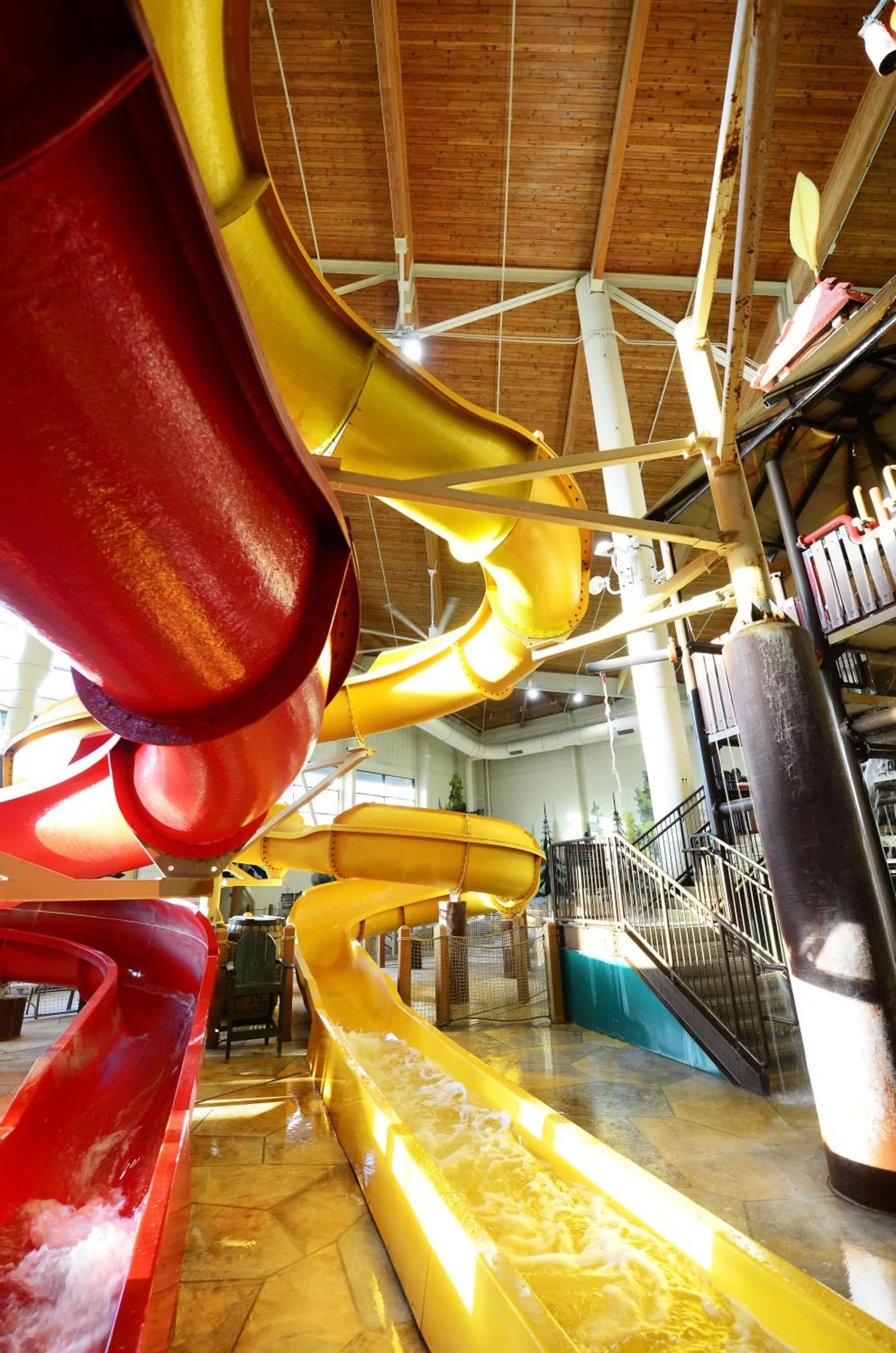 Aqua park in Great Wolf Lodge Grand Mound