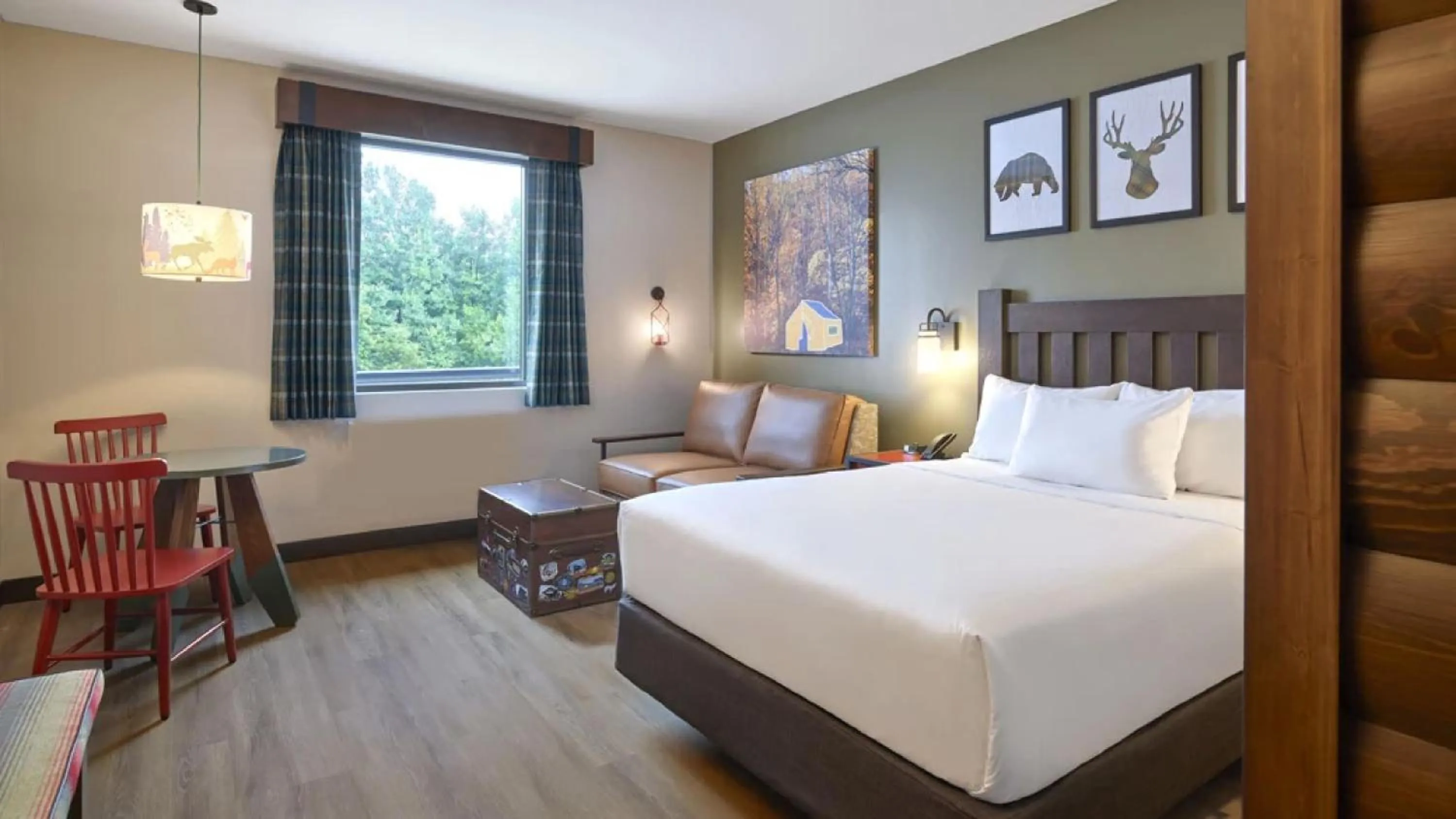 Bed in Great Wolf Lodge Grand Mound