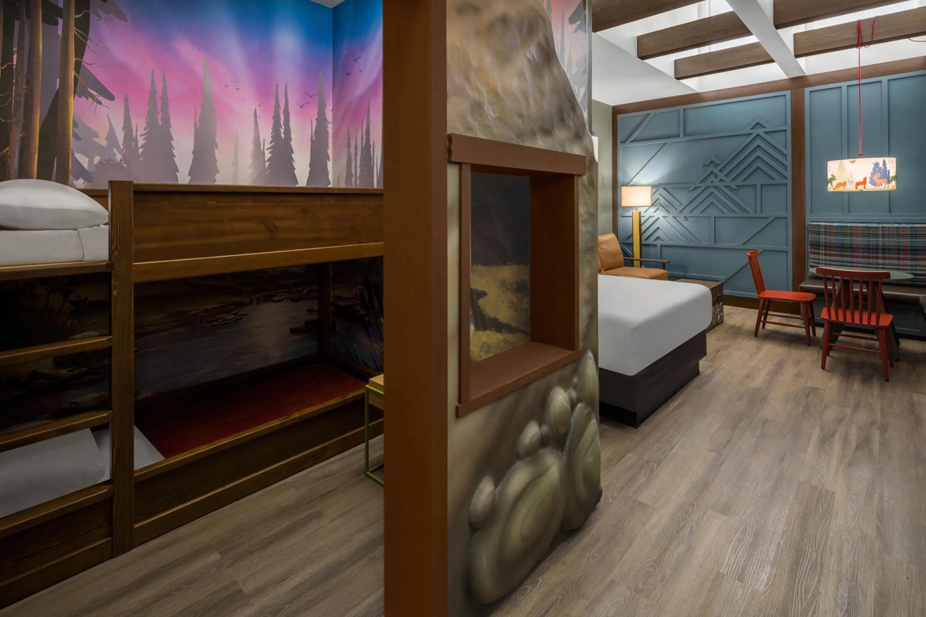 Bed in Great Wolf Lodge Grand Mound