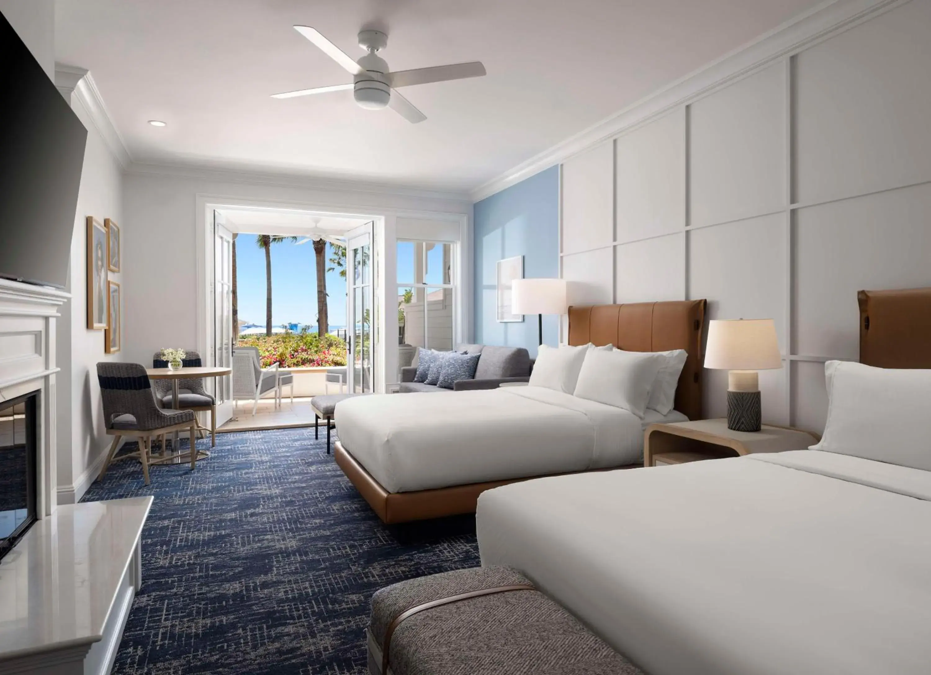 Queen Villa Room with View in Beach Village at The Del, LXR Hotels & Resorts Queen Villa Room with View in Beach Village at The Del, LXR Hotels & Resorts