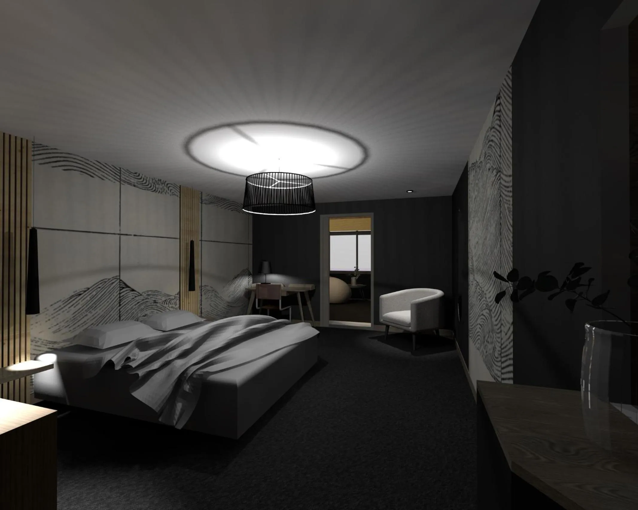 Bed in Domaine du Mont-Saint-Jean