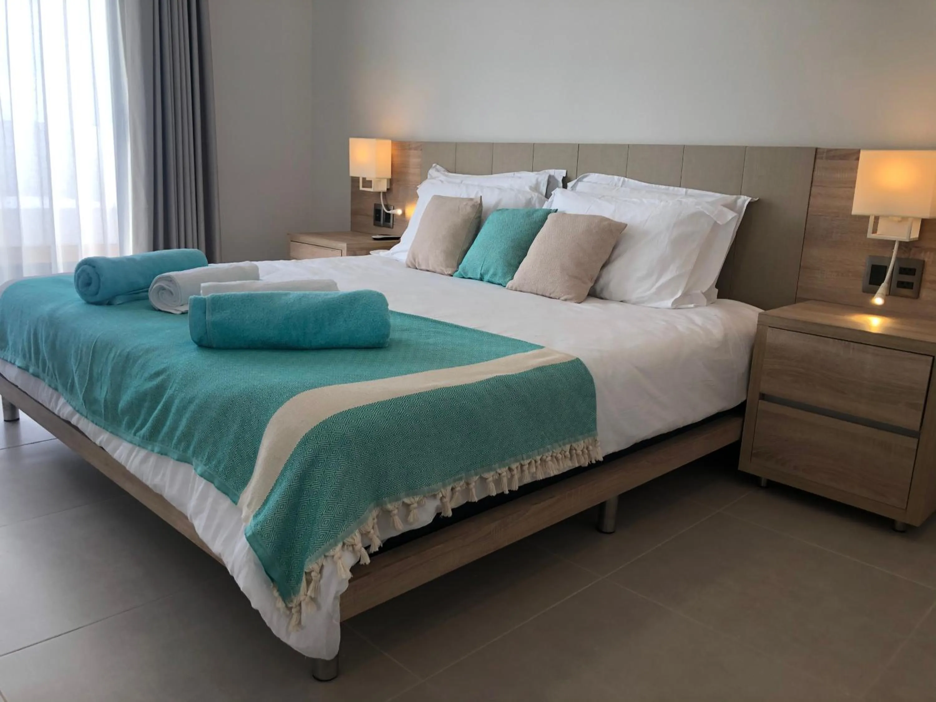 Bed in Hermoso Penthouse a solo pasos de la Playa