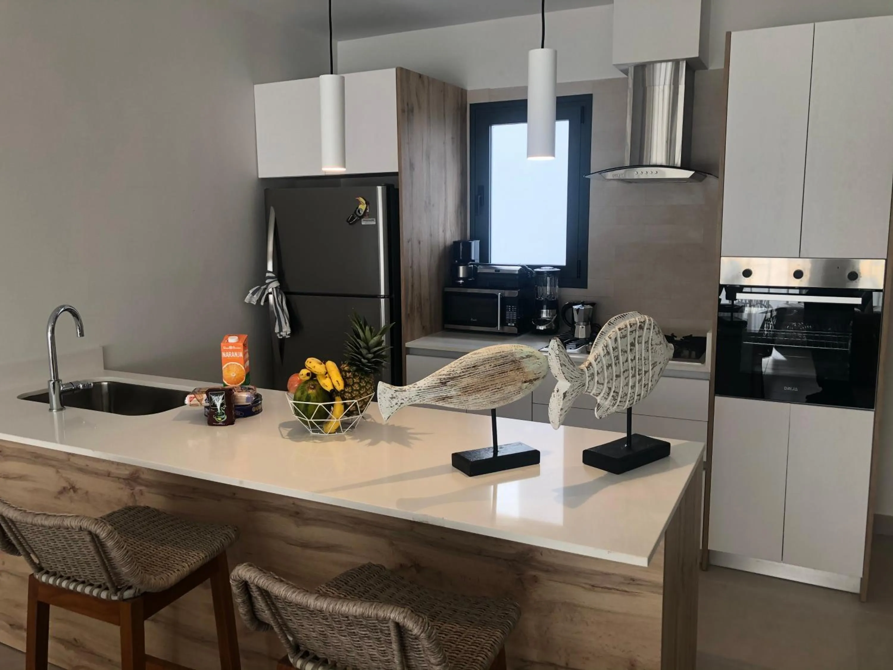 Kitchen or kitchenette in Hermoso Penthouse a solo pasos de la Playa