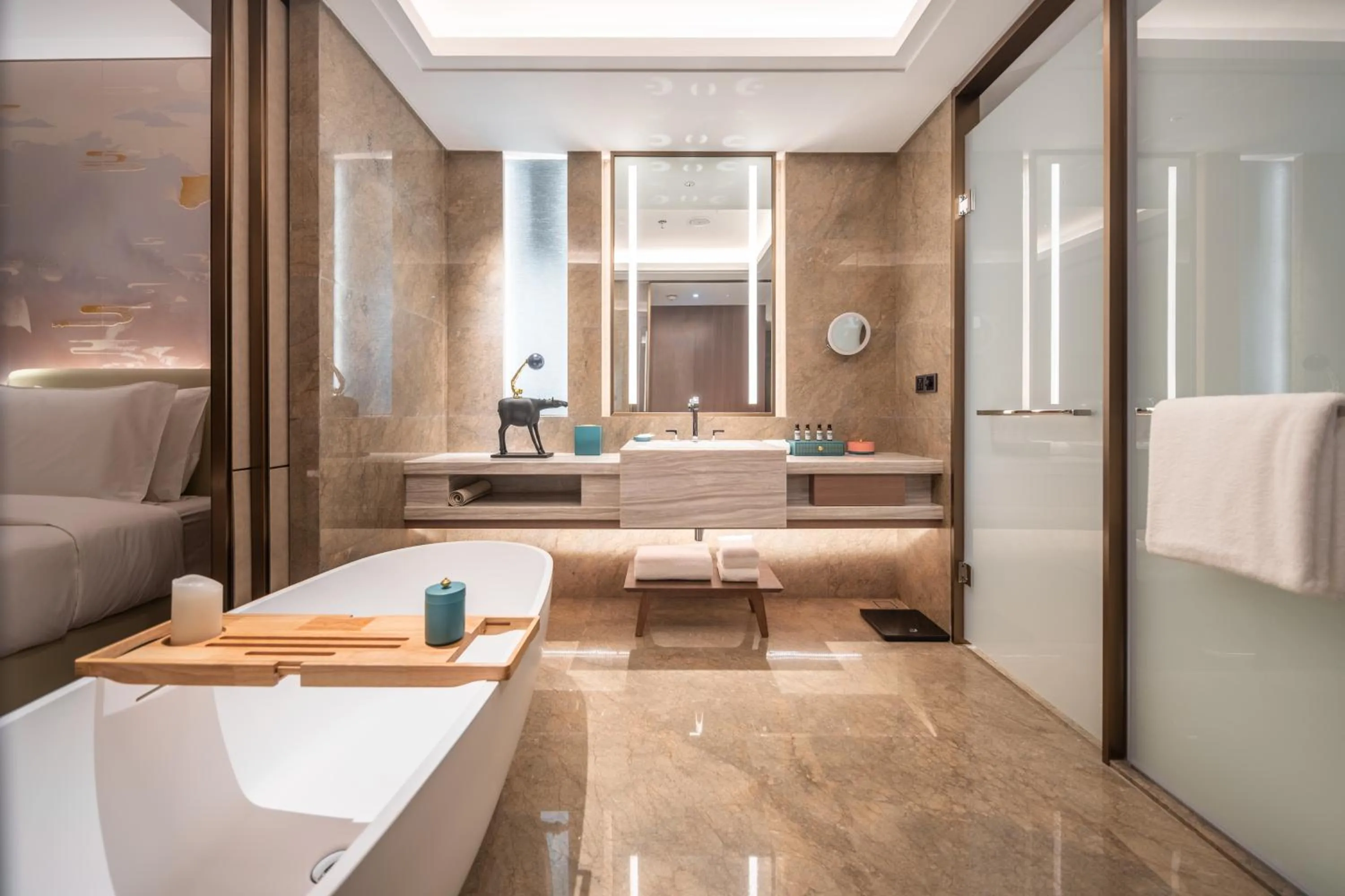 Bathroom, Bed in Tivoli at Cultural Heritage Park