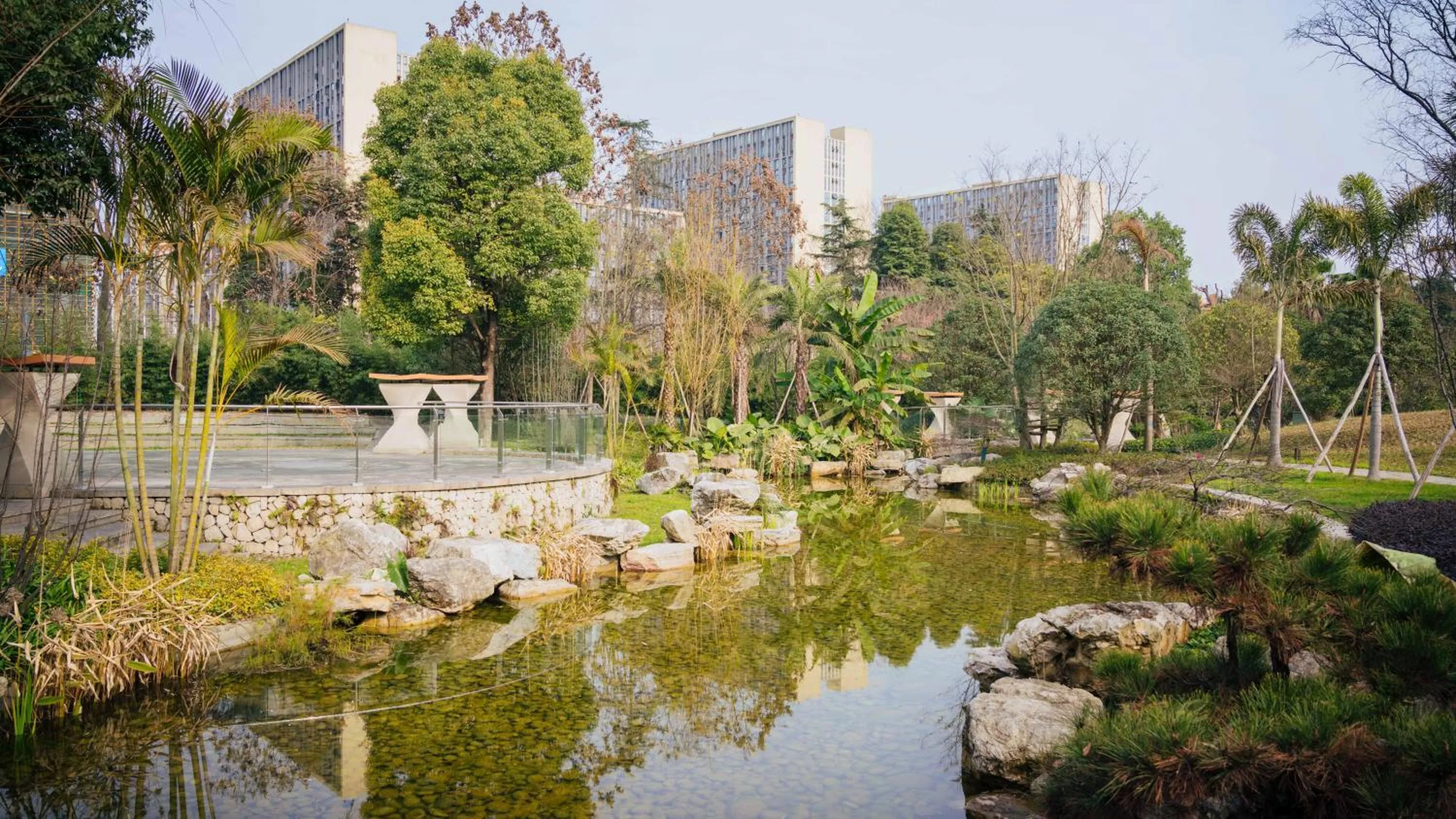 Natural landscape in Tivoli at Cultural Heritage Park