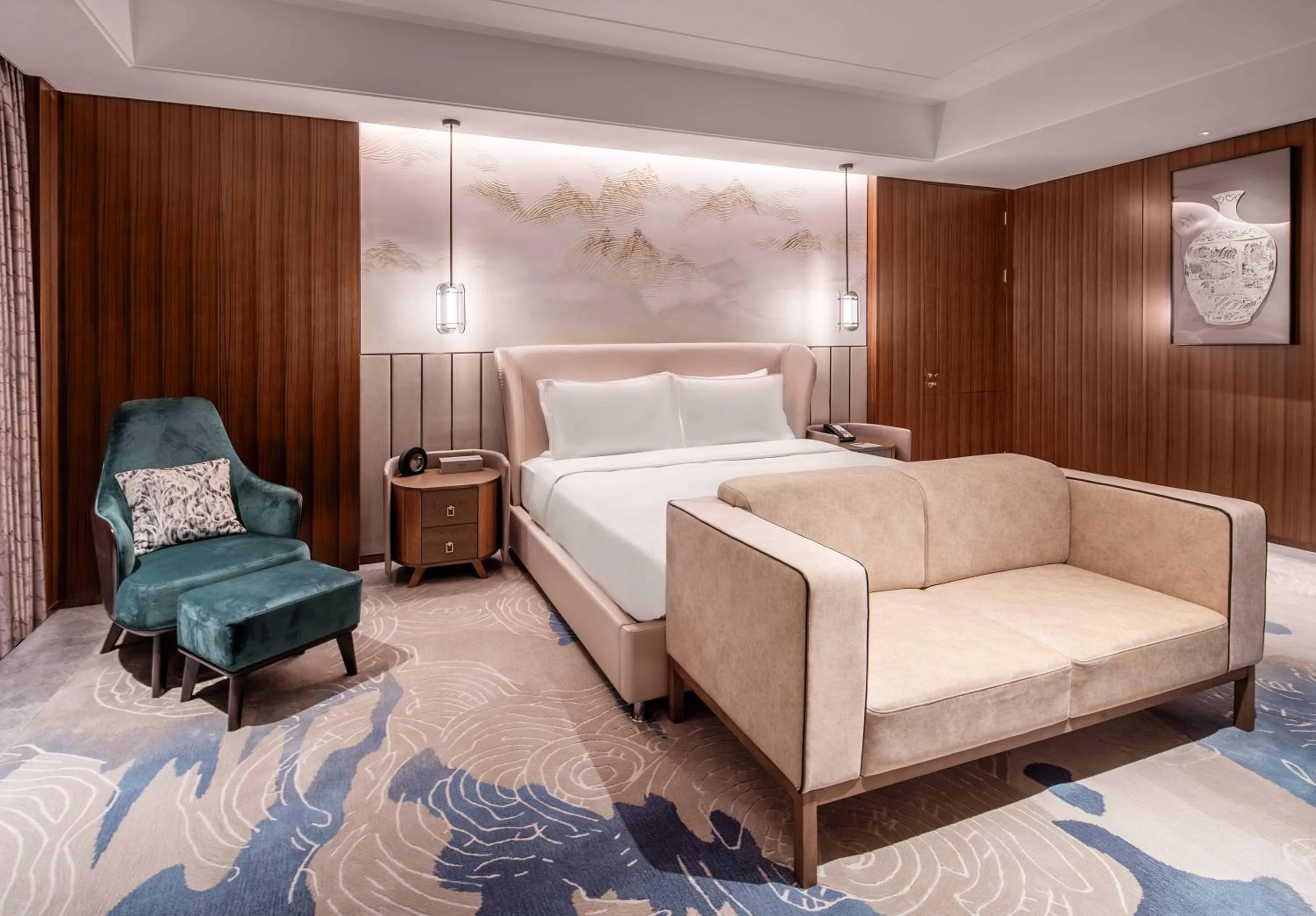 Living room, Bed in Tivoli at Cultural Heritage Park