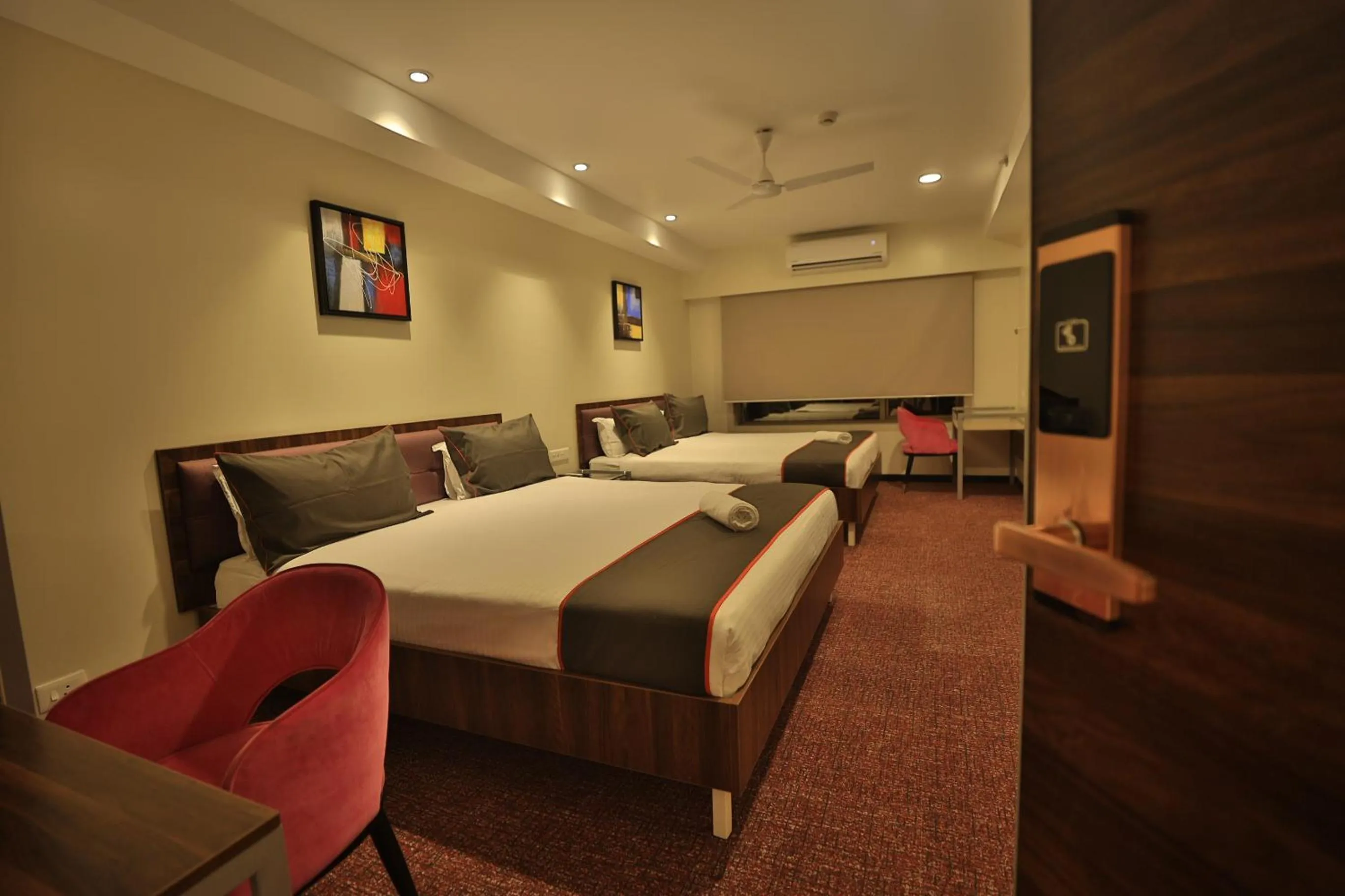 Bed in HOTEL CRYSTAL CROWN