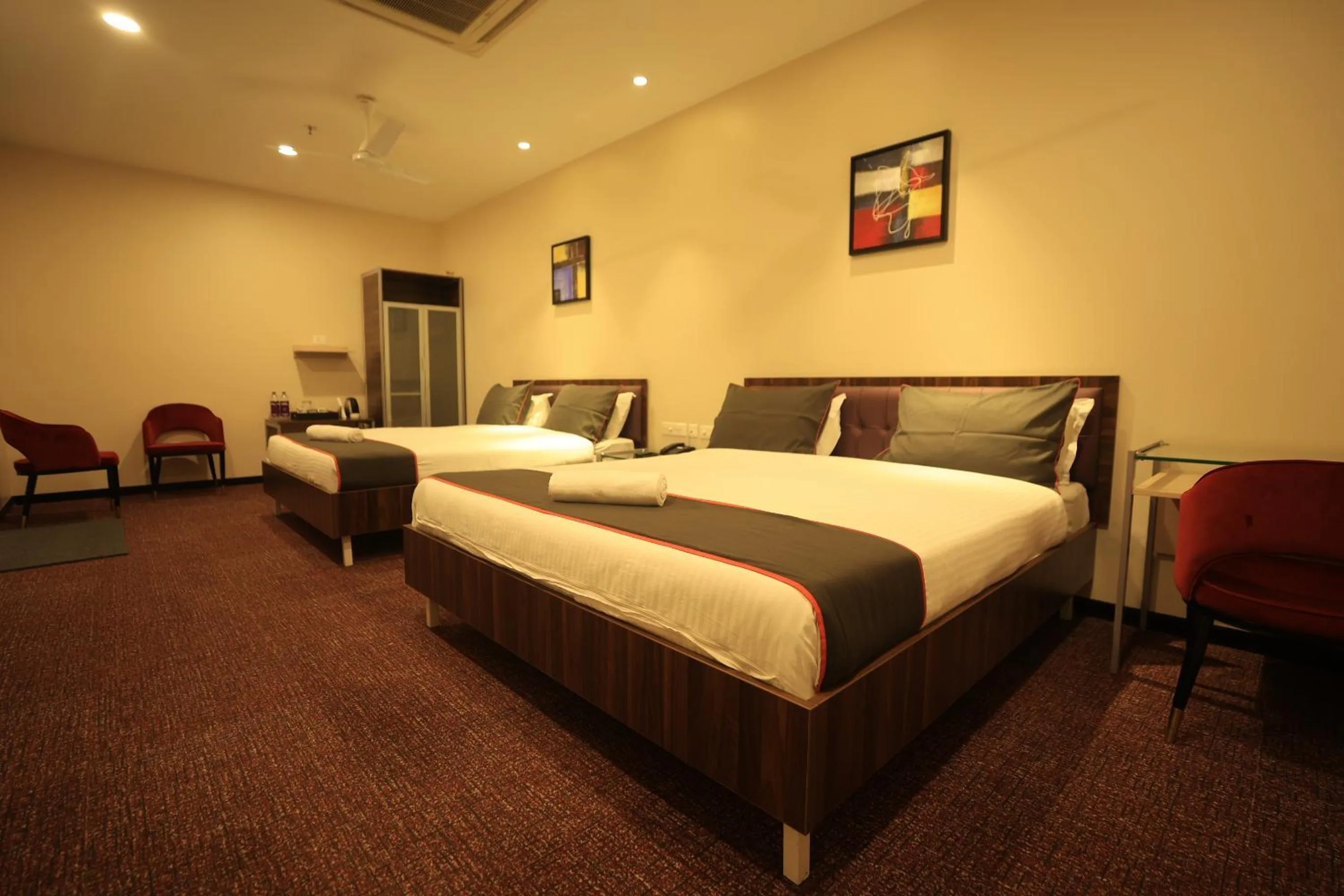 Bed in HOTEL CRYSTAL CROWN