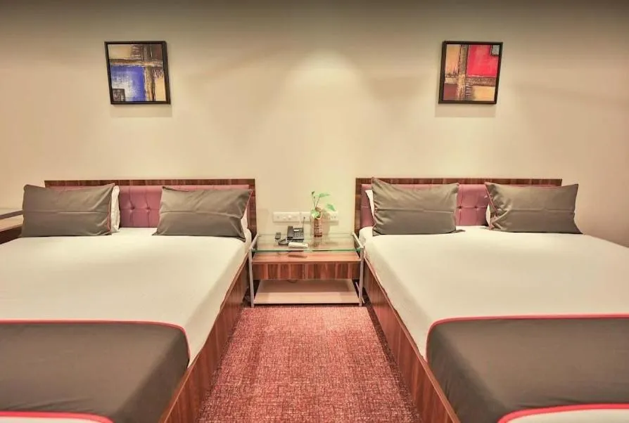 Bedroom, Bed in HOTEL CRYSTAL CROWN