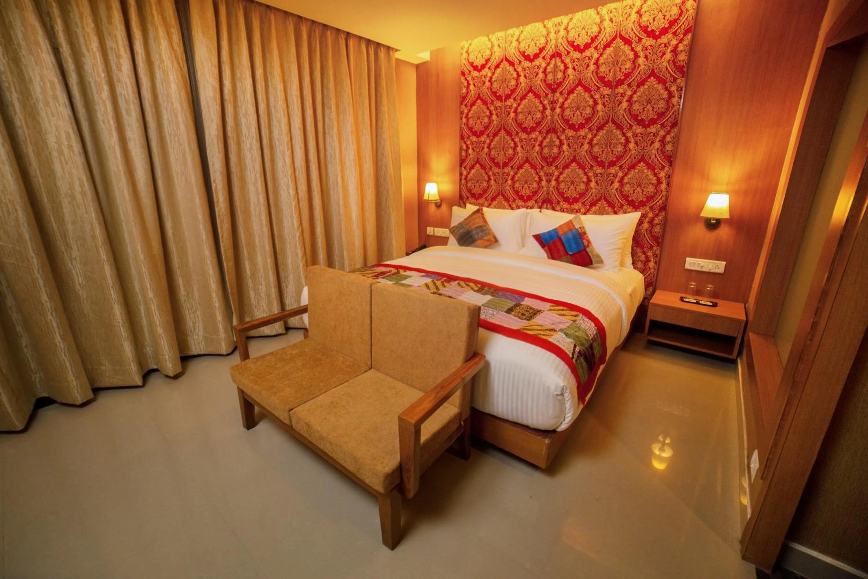 Bedroom, Bed in Abhyagama Hotel