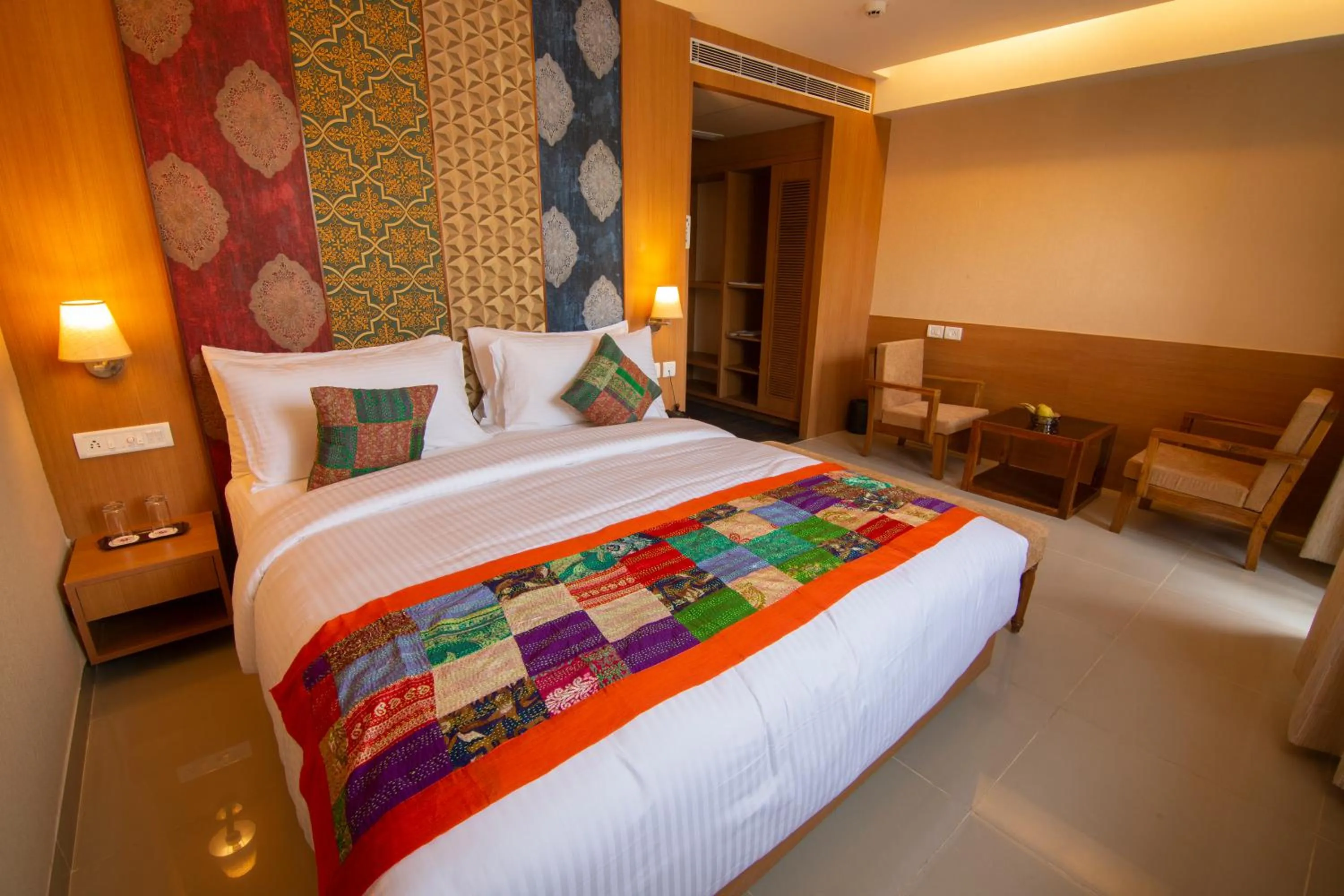 Bedroom, Bed in Abhyagama Hotel