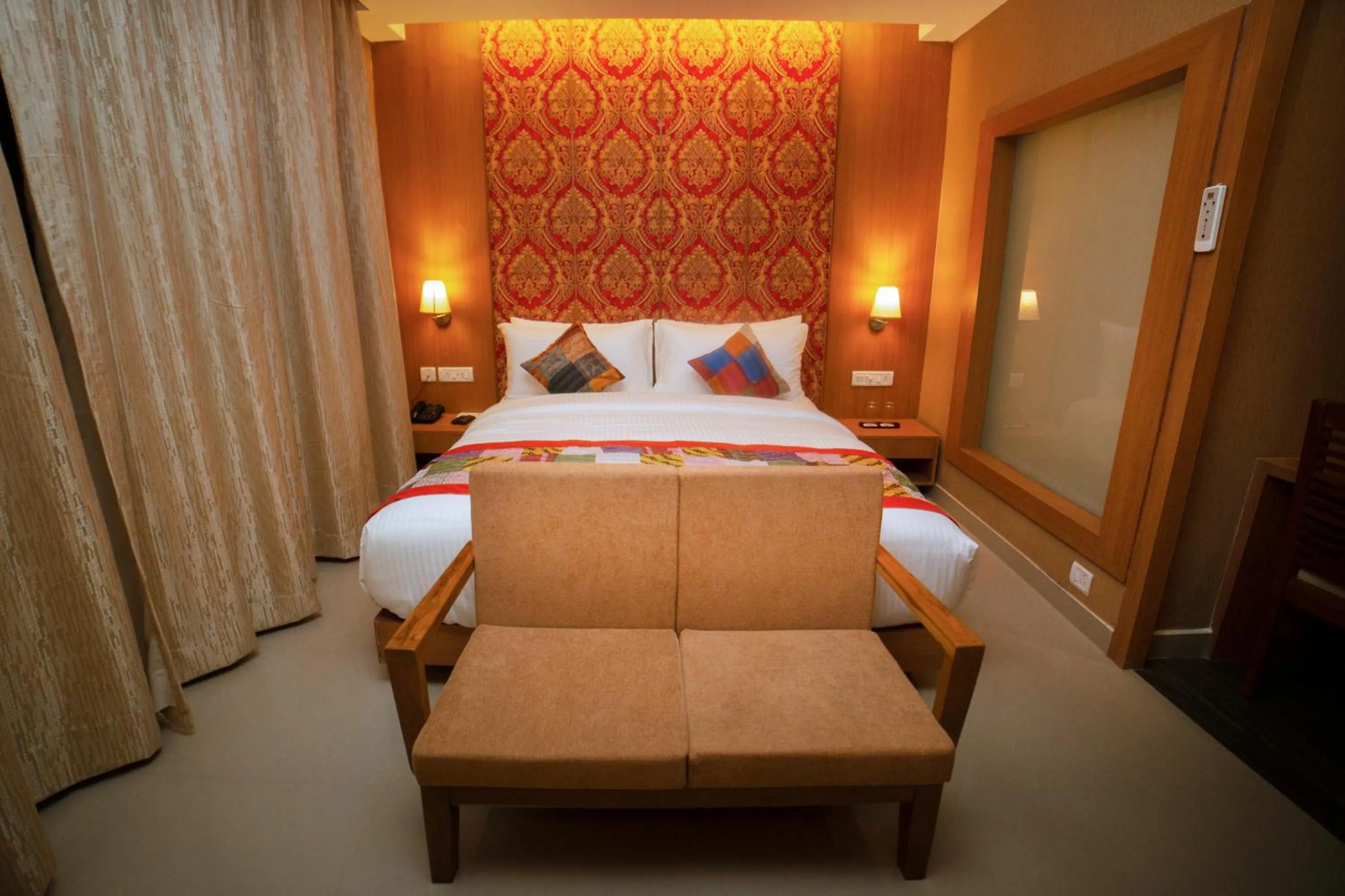 Bedroom, Bed in Abhyagama Hotel