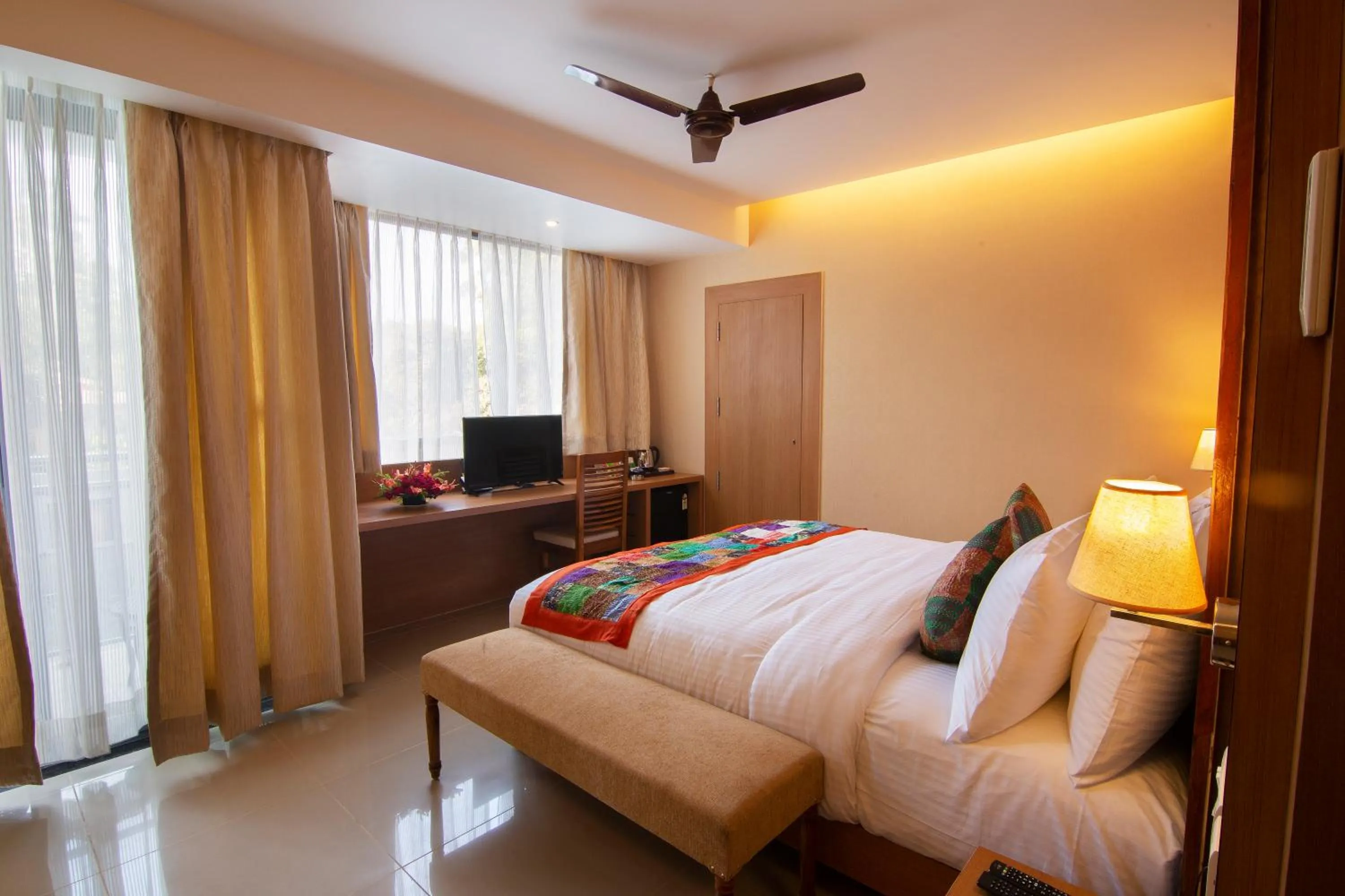 Bedroom, Bed in Abhyagama Hotel