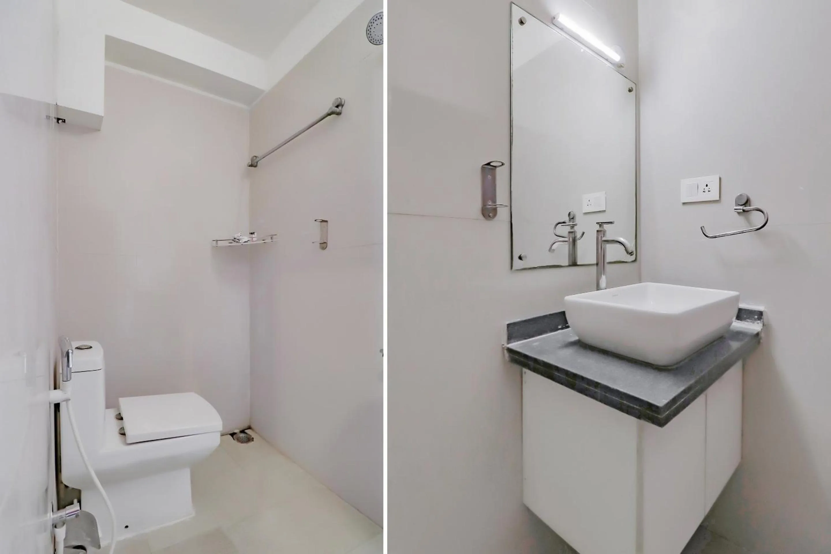 Bathroom in Capital O Royal Galaxy Finesse Near Phoenix Marketcity