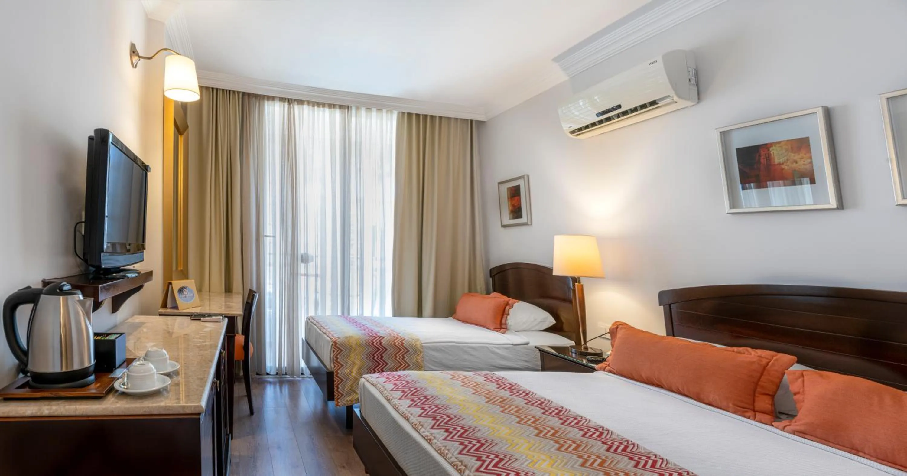 Bed in Akdora Resort Hotel & Spa