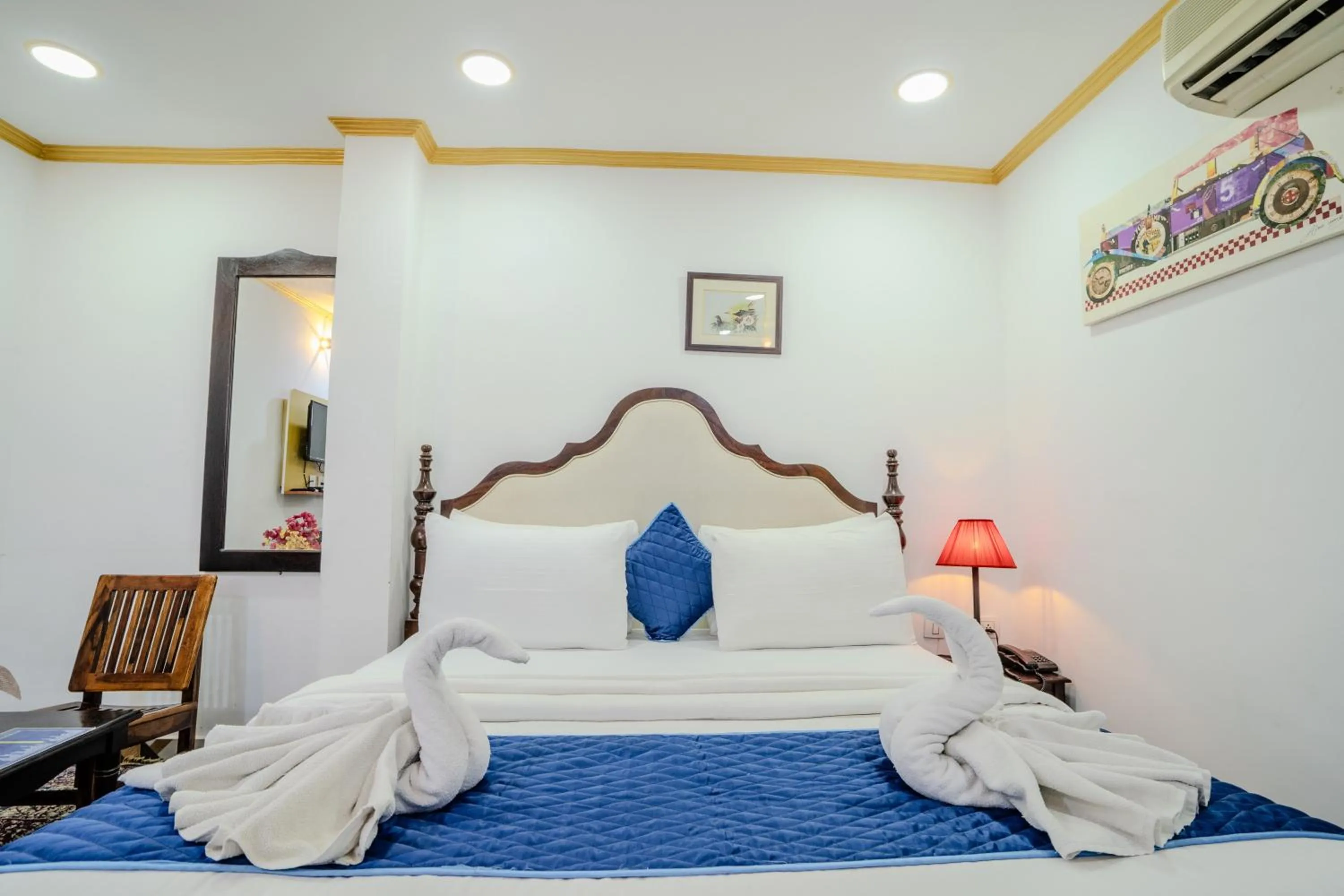 Bed in Ramas Resort