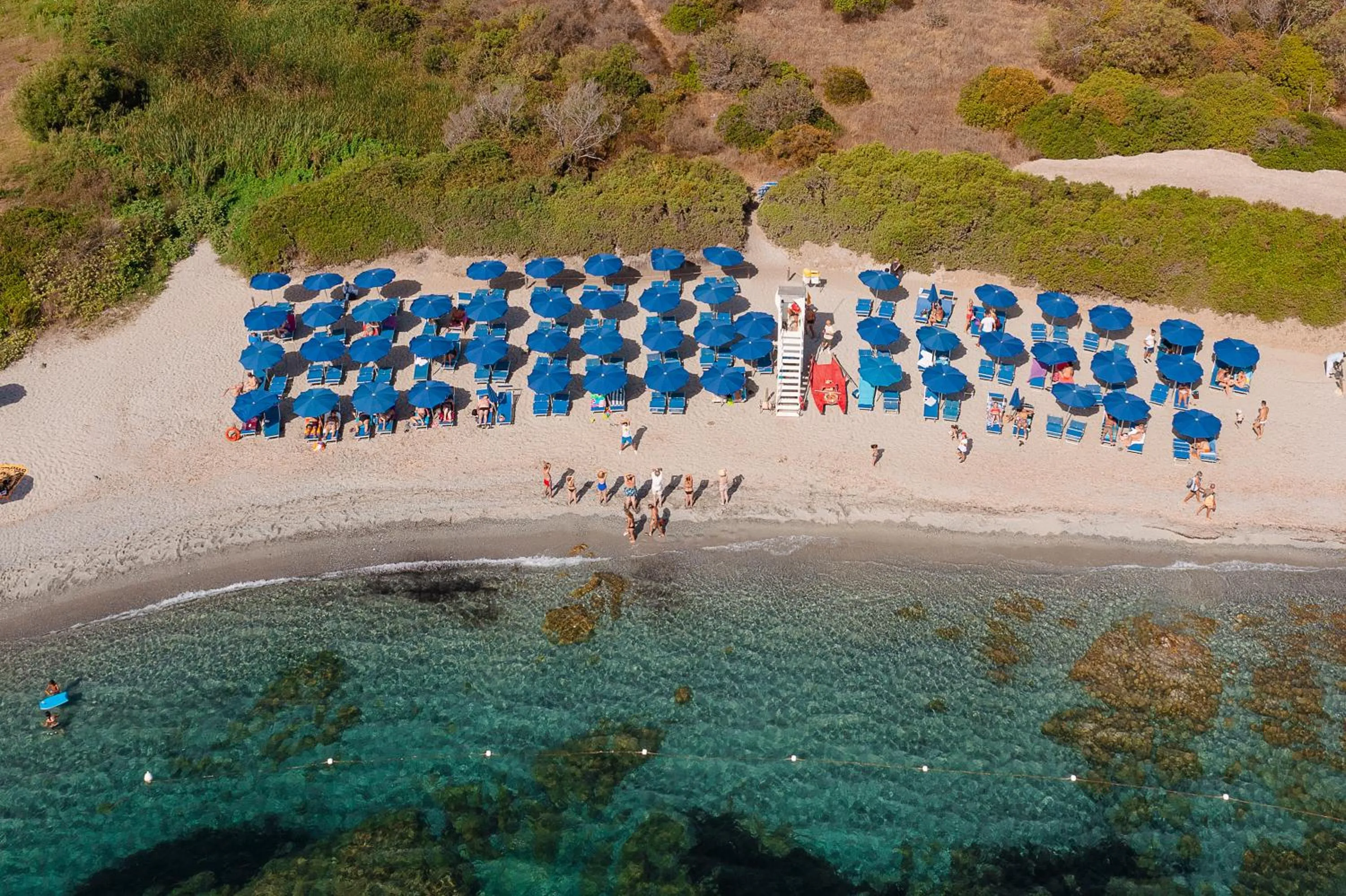 Bird's eye view in SECRET VILLAGE Budoni