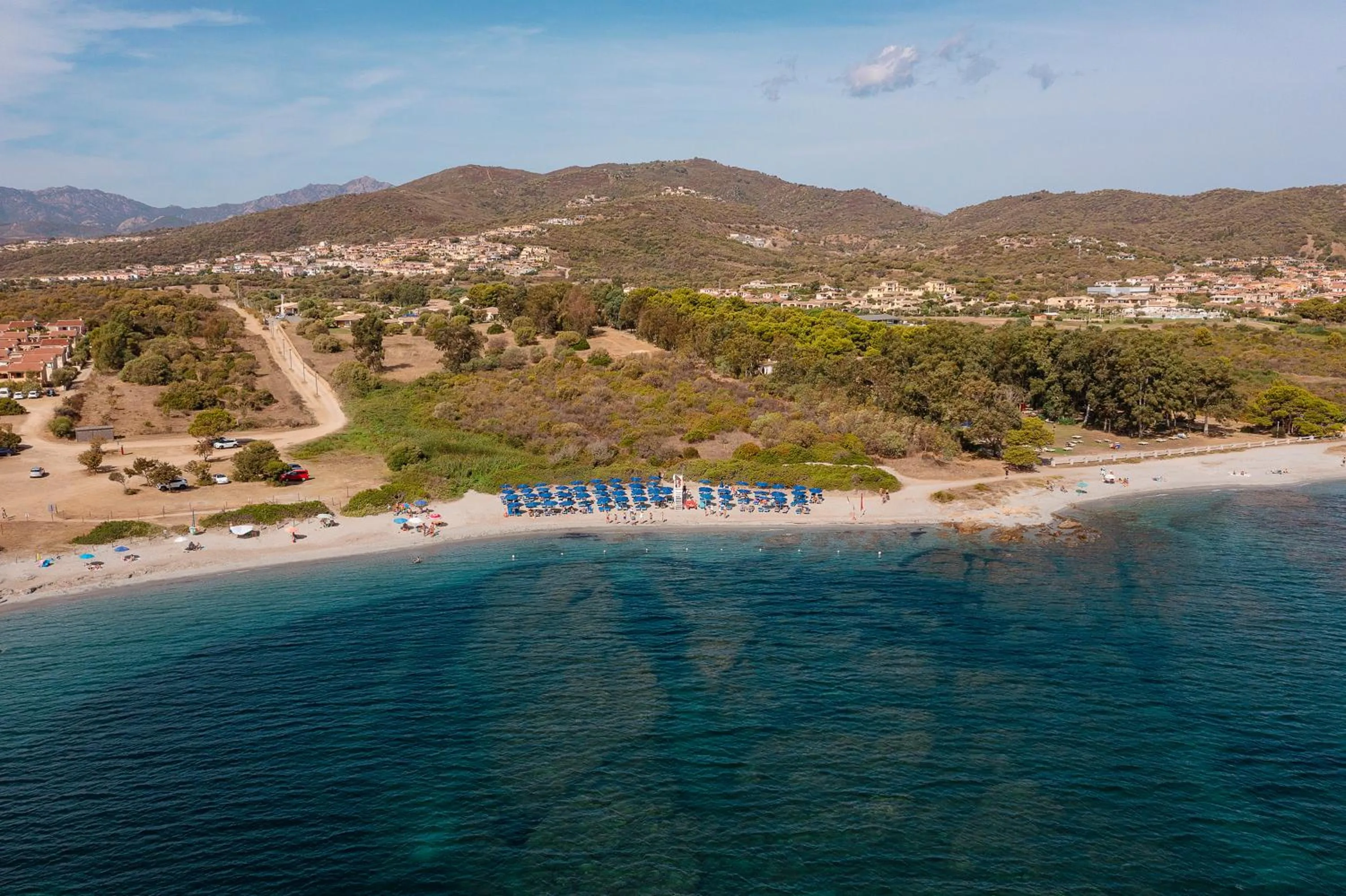 Bird's eye view in SECRET VILLAGE Budoni